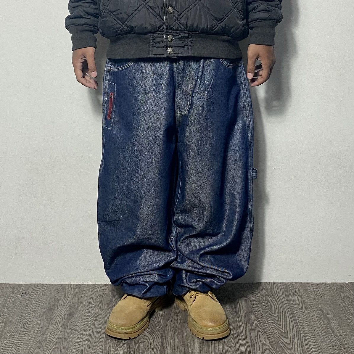Ruff Ryders Ruff Ryders DMX Dirty Denim Carpenter Jeans Size US 34 / EU 50 - 2 Thumbnail