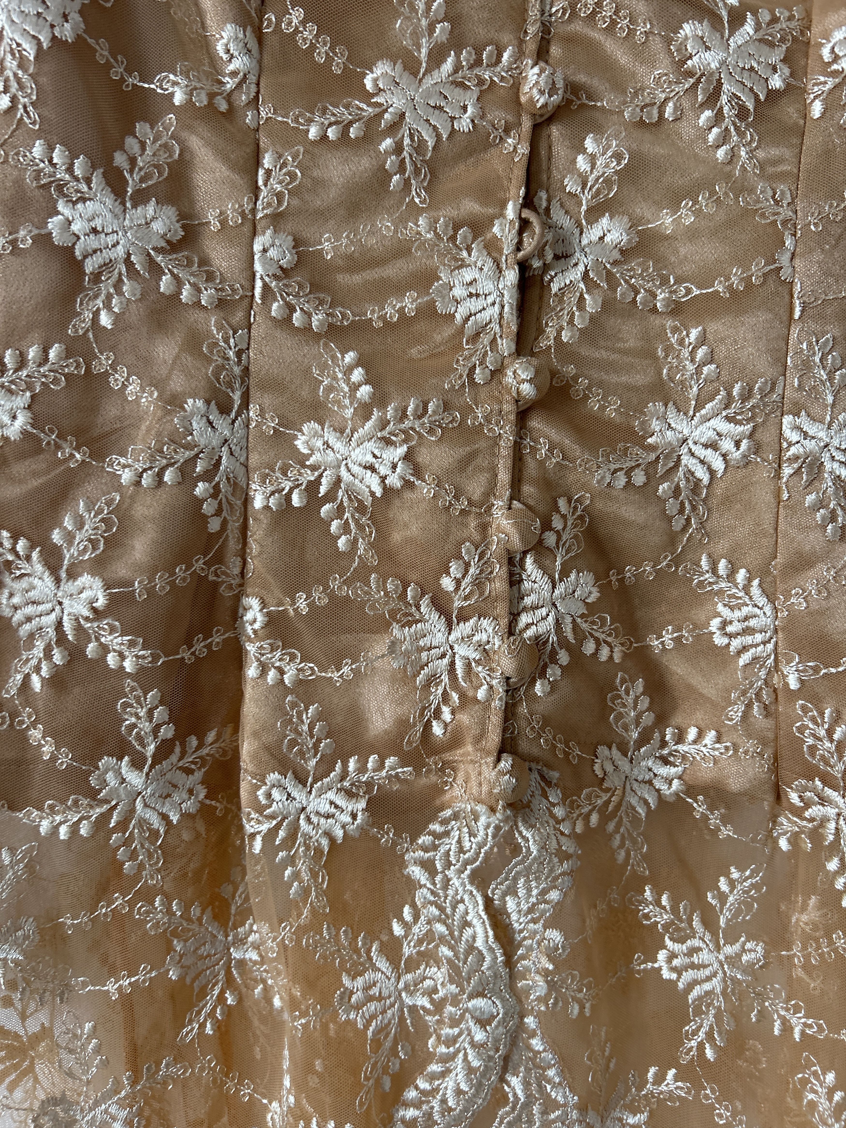 Vintage Vintage Orange Lace Kebaya Dress Size M / US 6-8 / IT 42-44 - 11 Thumbnail