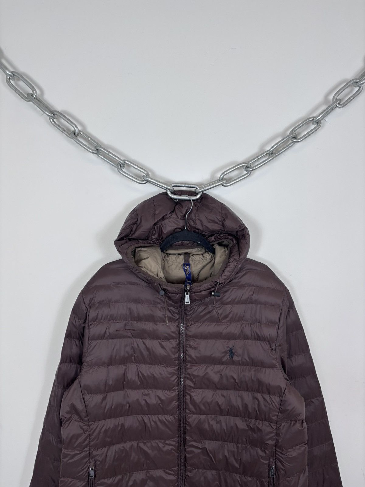 Polo Ralph Lauren Polo Ralph Lauren Brown Rev Terra Hood Down Puffer Jacket Size US L / EU 52-54 / 3 - 12 Thumbnail