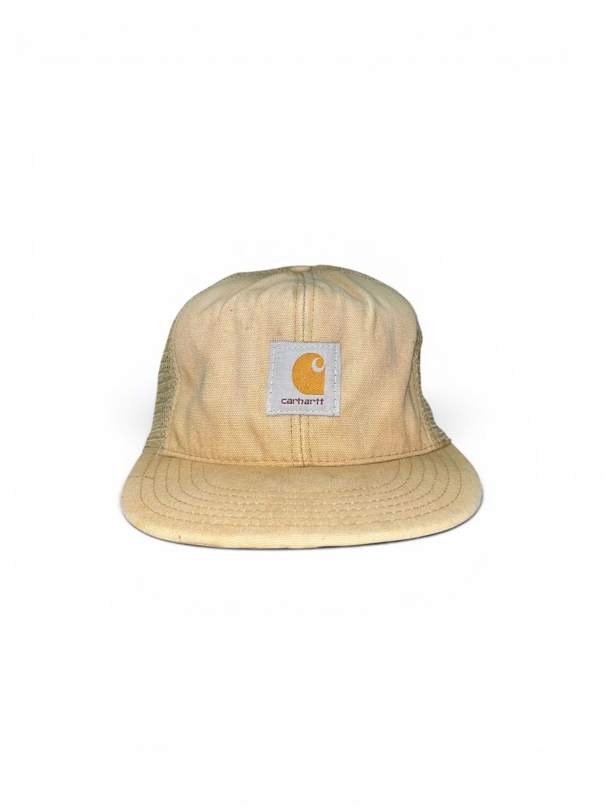 Carhartt 90s Original Mesh Trucker Cap Tan/Beige Size ONE SIZE - 3 Thumbnail