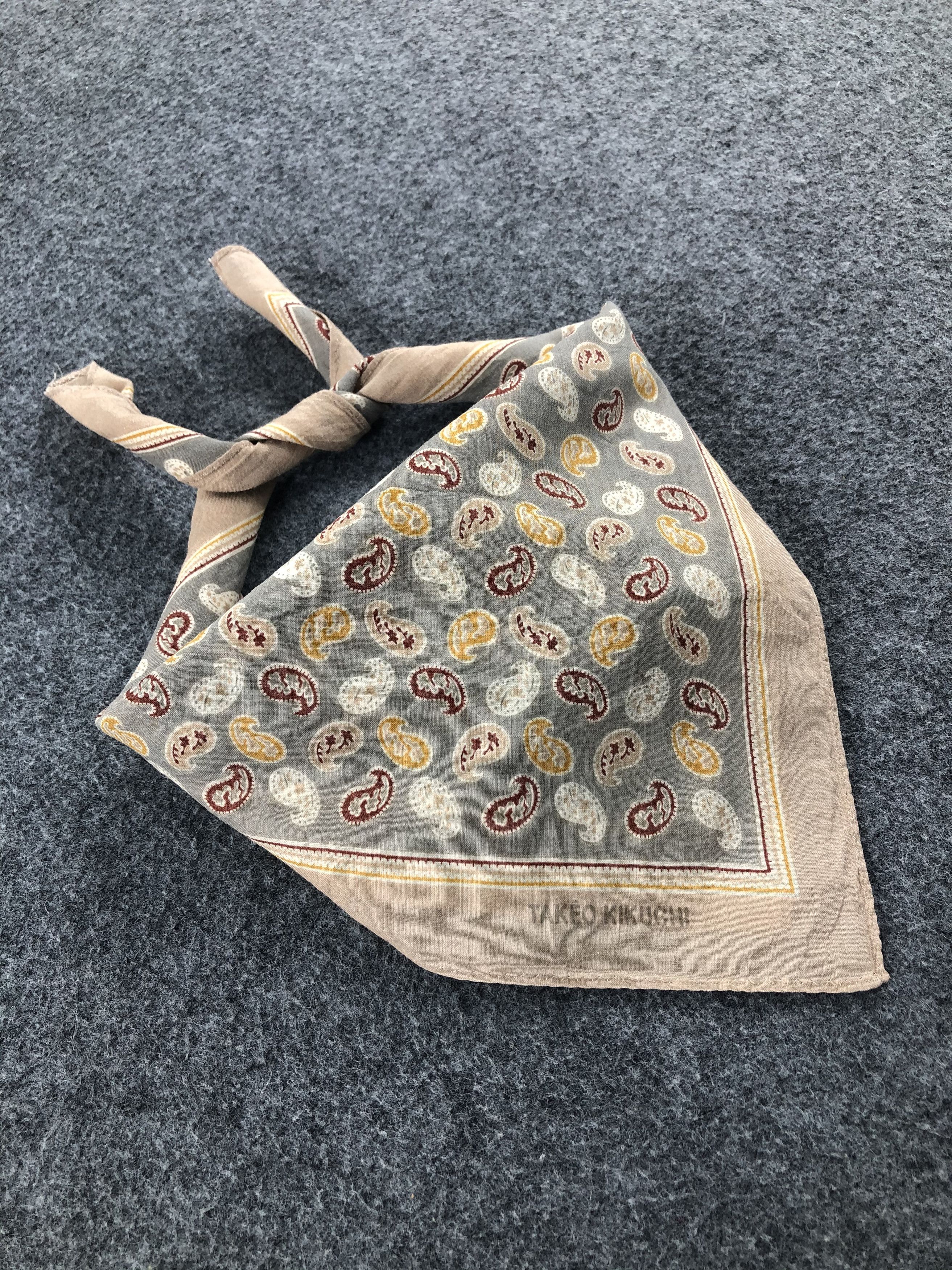 Takeo Kikuchi Takeo Kikuchi Handkerchief / Bandana / Neckerchief Size ONE SIZE - 2 Thumbnail