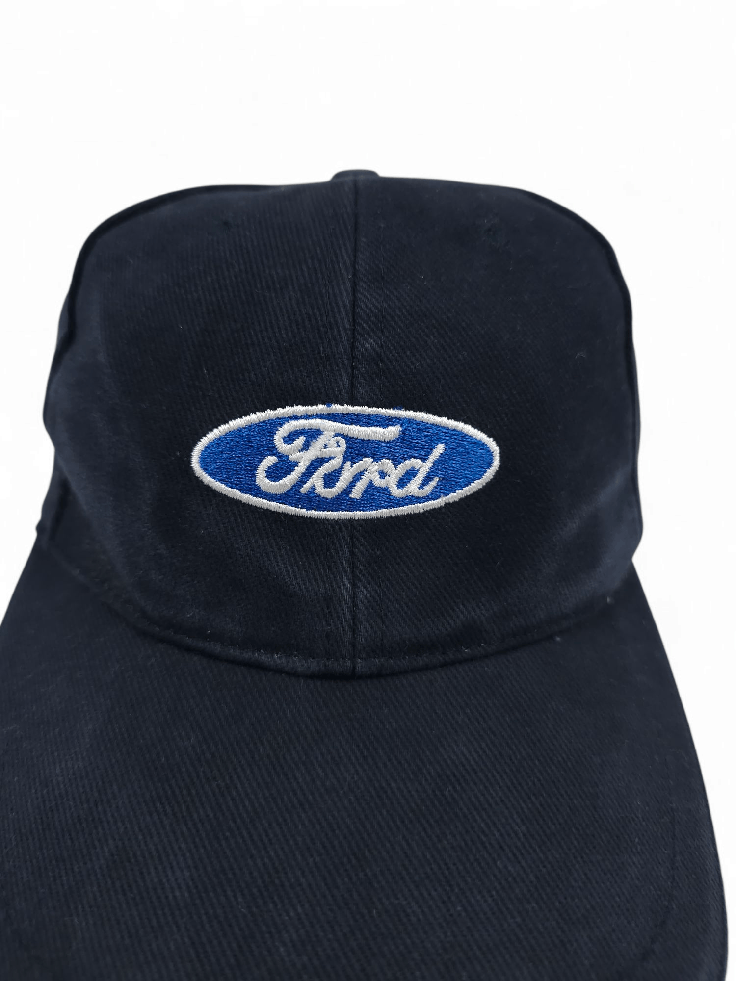 Ford 💎 Vintage Y2K Ford Black Navy Strapback Hat Cap Logo 90's Size ONE SIZE - 4 Thumbnail