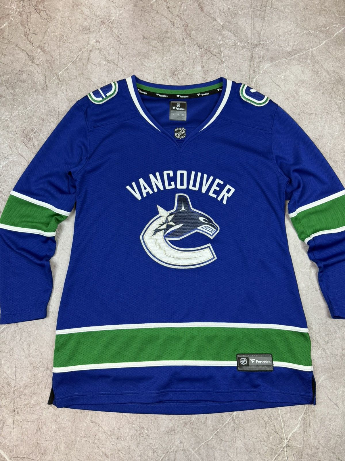 NHL Vancouver Canucks NHL Fanatics Breakaway Jersey - Blue/Green Size US L / EU 52-54 / 3 - 4 Thumbnail