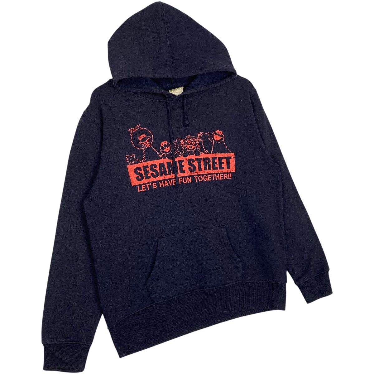 Vintage Vintage Sesame Street Hoodie Sweater Blue/Red Pullove Size M Size US M / EU 48-50 / 2 - 3 Thumbnail