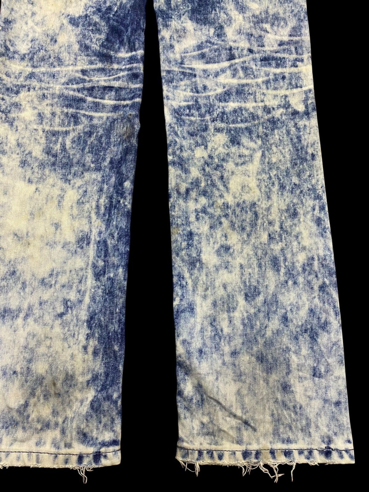 Other Vintage Japanese Brand Acid Wash Embroidered Distressed Jean Size US 33 - 10 Thumbnail