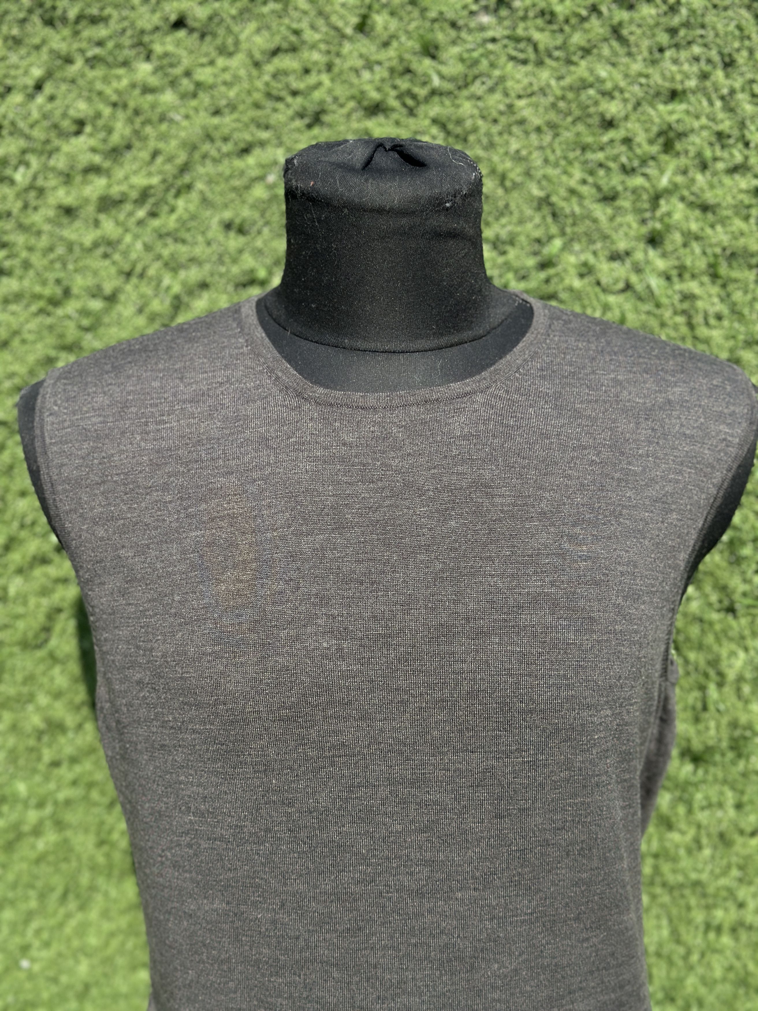 Akris Akris Punto Fine Wool Knit Sleeveless Sweater Vest Size 44 Size S / US 4 / IT 40 - 4 Thumbnail