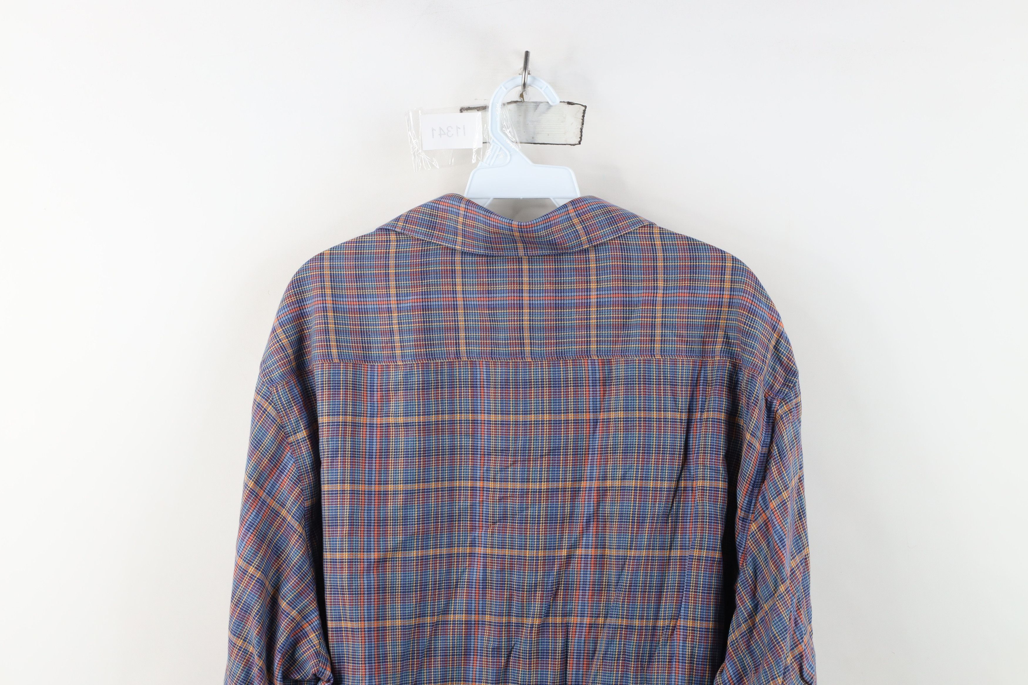 Robert Graham Robert Graham NYC Manhattan Flip Cuff Collared Button Shirt Size US XXL / EU 58 / 5 - 15 Thumbnail