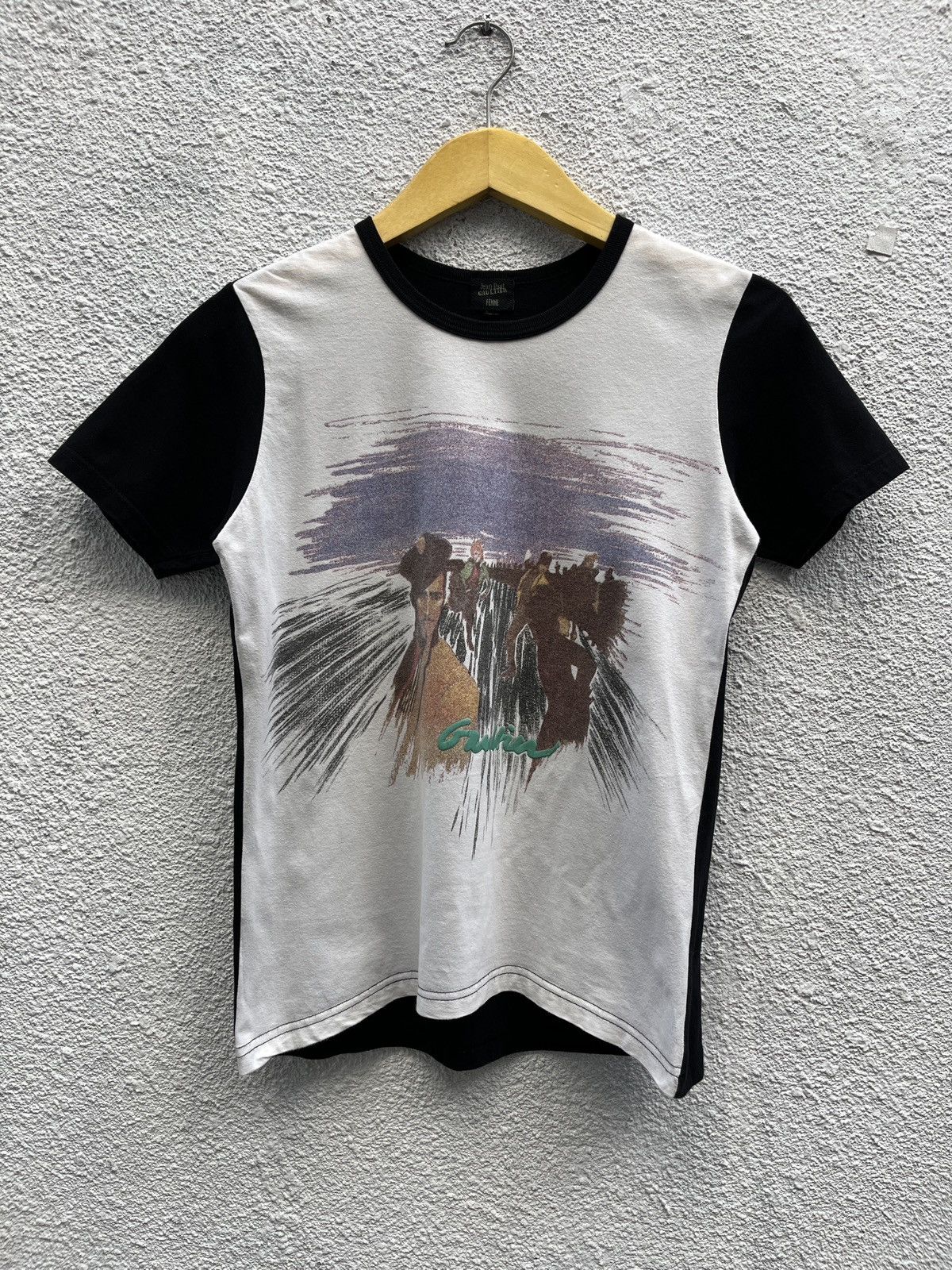 Jean Paul Gaultier 90’s Jean Paul Gaultier Femme Printed Tshirt Size M / US 6-8 / IT 42-44 - 1 Thumbnail