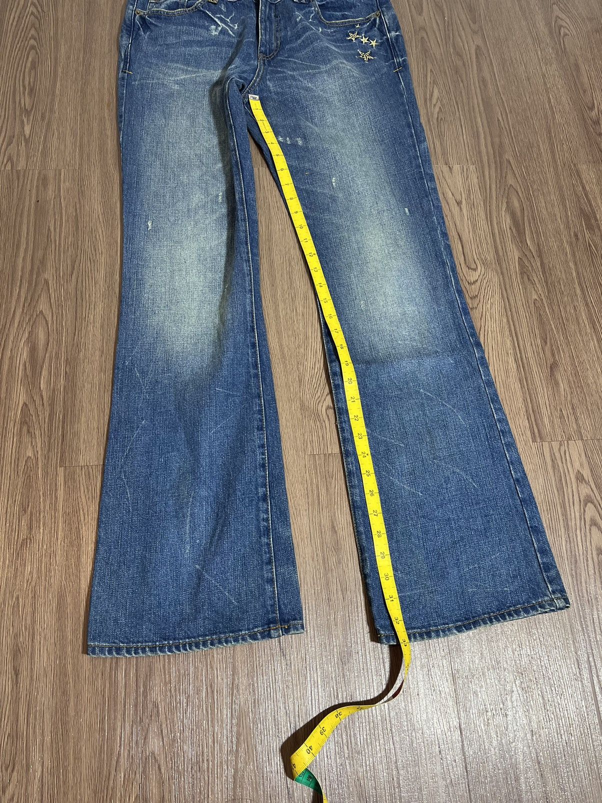 Armani × Armani Exchange AX Armani Exchange emboirdery washed regular bootcut jeans Size US 33 - 17 Thumbnail