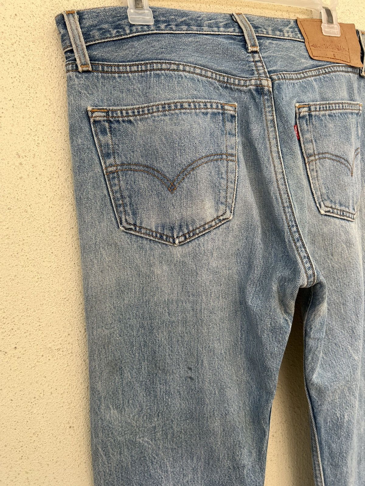 Levi's Vintage Levi's 501 Jeans Ripped Distressed Patchwork Denim Size US 33 - 15 Thumbnail