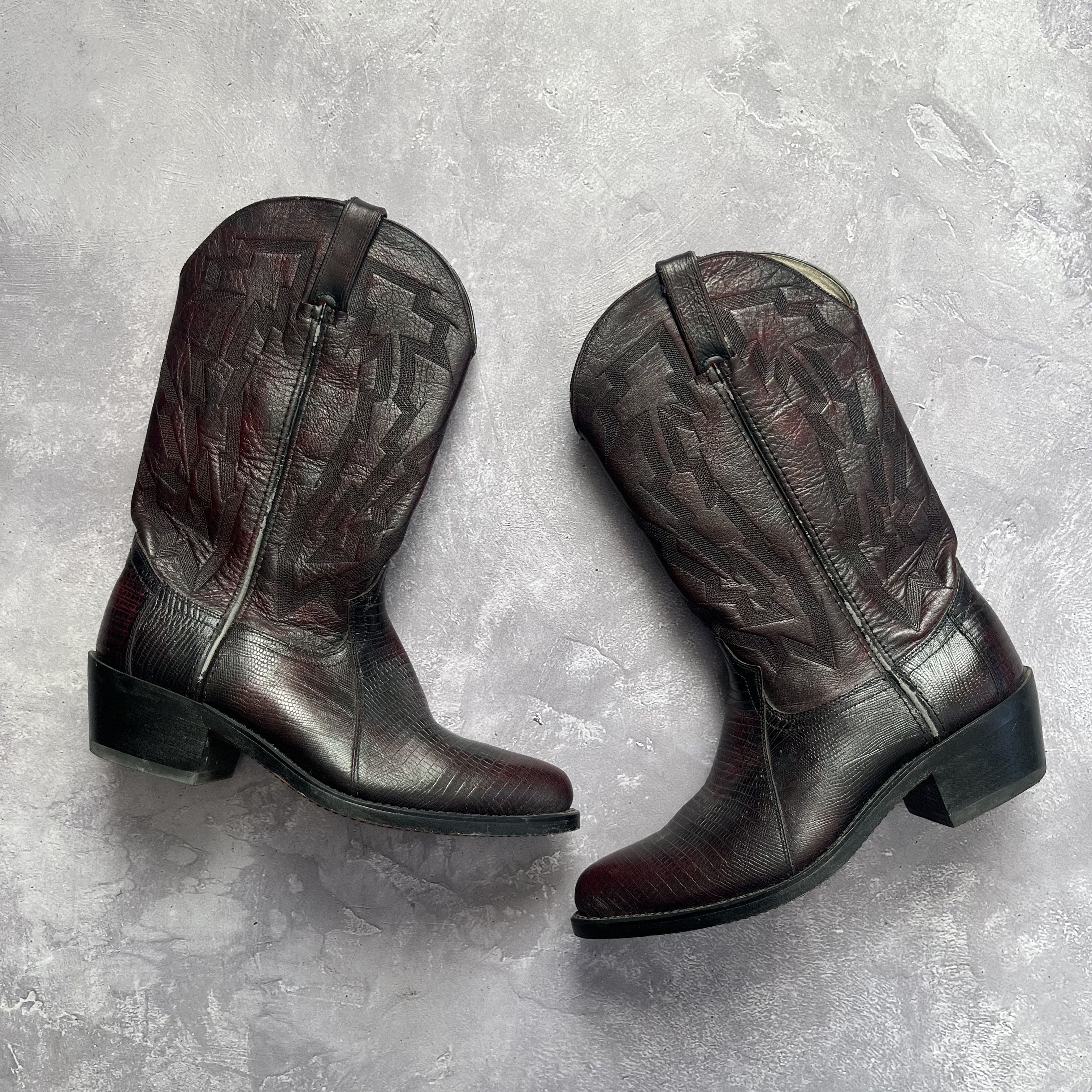 Durango Durango Brown Leather Cowboy Western Boots Mens Size 8 D Size US 8 / EU 41 - 1 Thumbnail