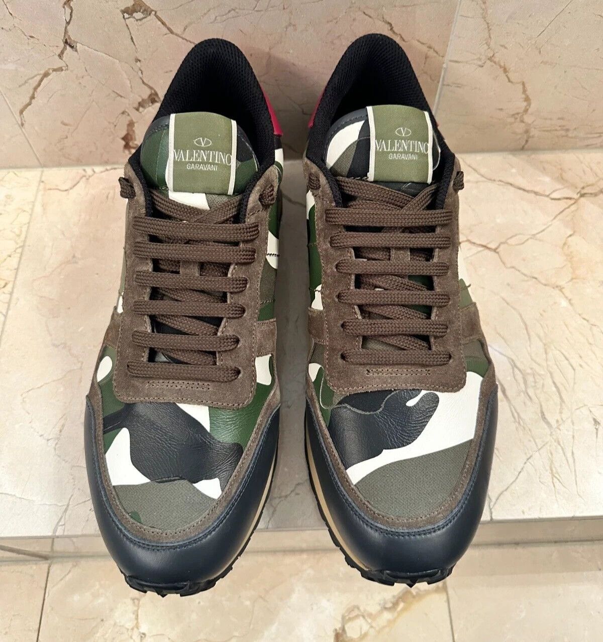 Valentino Valentino Garavani Men's Camouflage RockRunner $790 Size 45 Size US 12 / EU 45 - 3 Thumbnail
