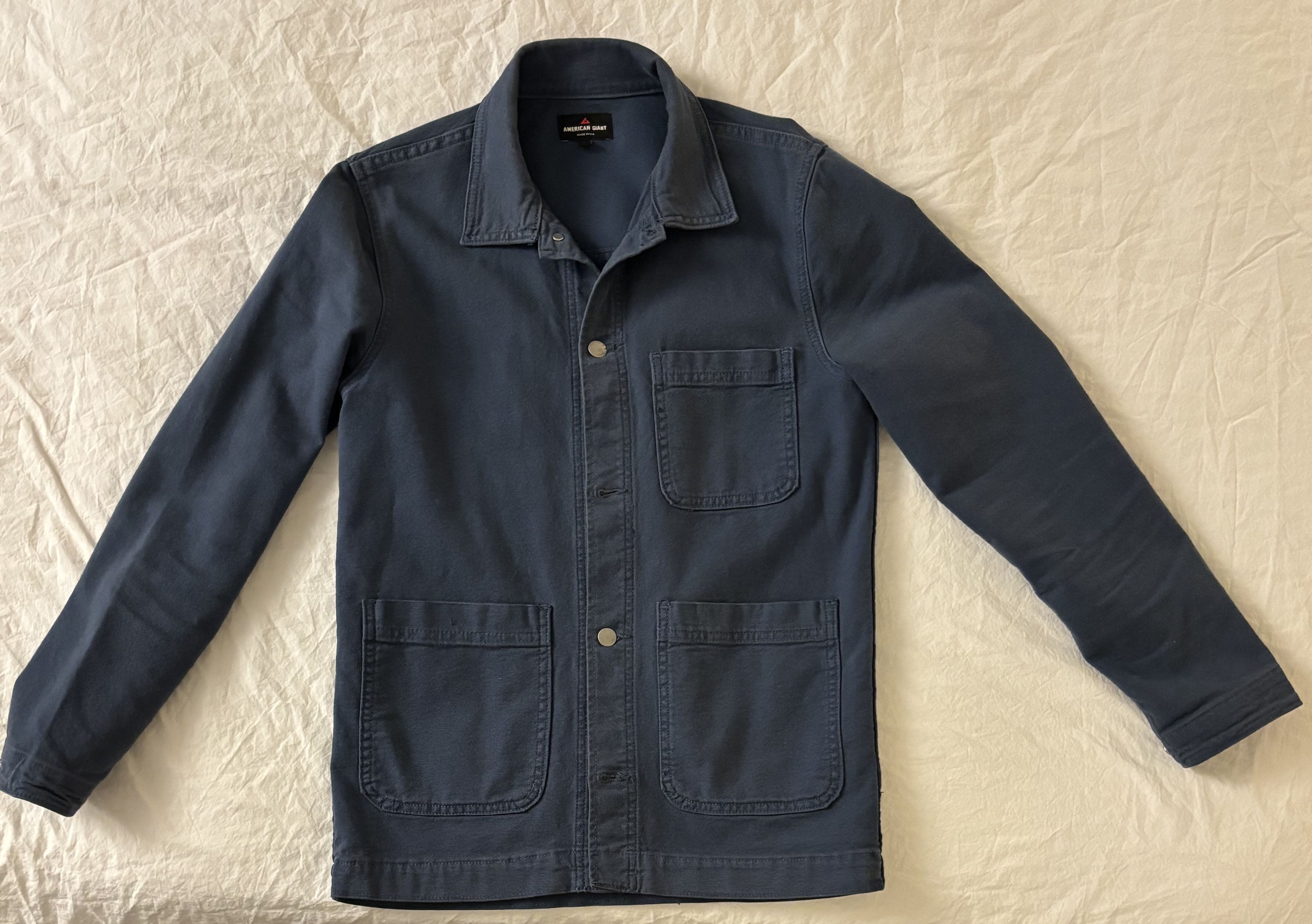 image of American Giant Chore Coat in Indigo, Men's (Size Small)