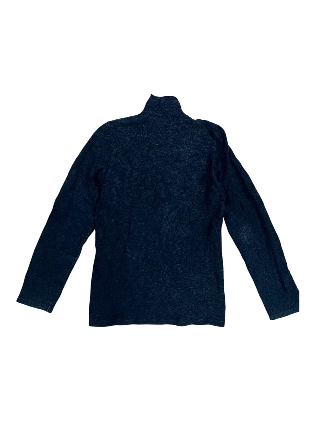 45rpm Japan Indigo Dyed Full Zipper Pullover Two Pocket Sweater Size US S / EU 44-46 / 1 - 4 Thumbnail