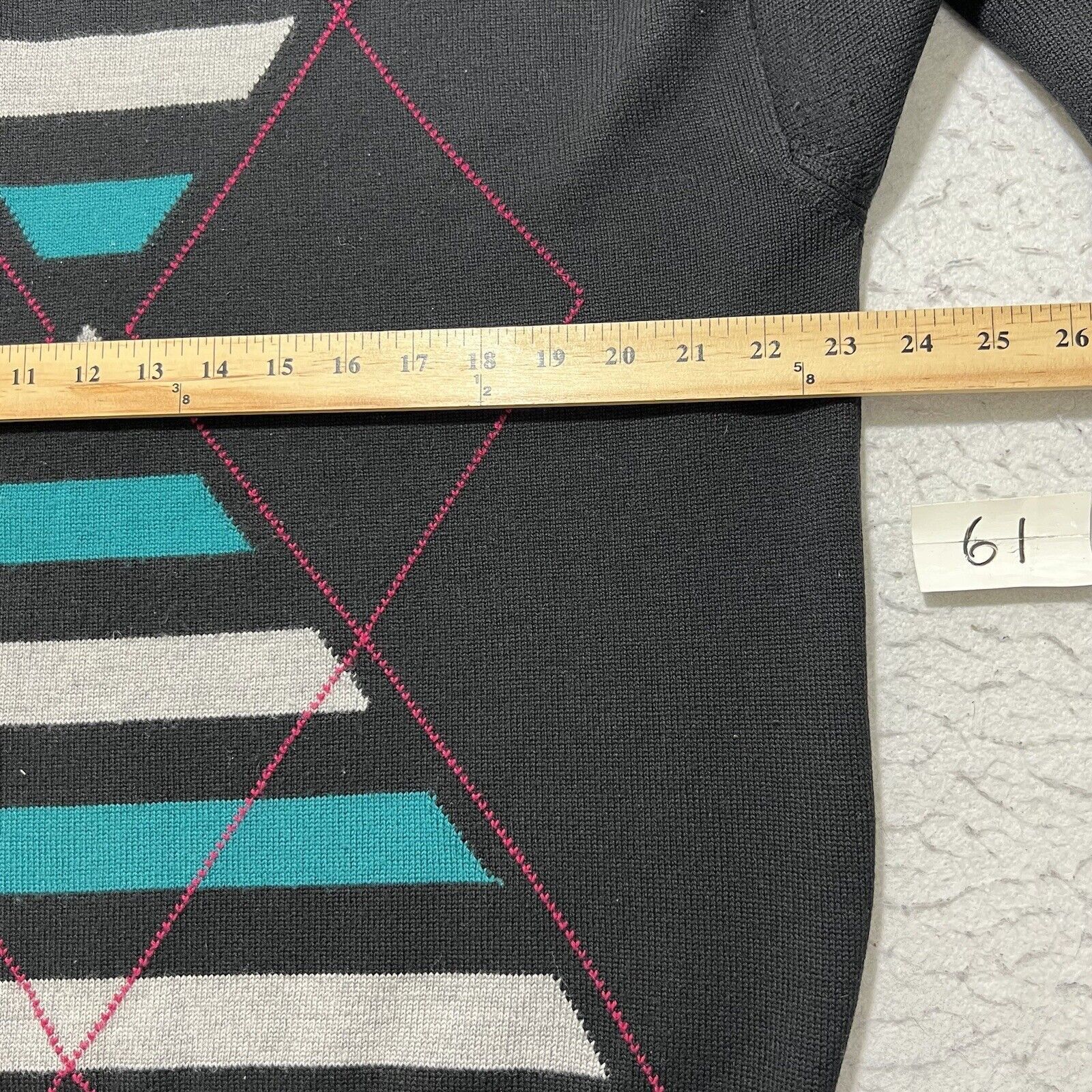 Vintage Vintage Clark Gregory Wool Crewneck Sweater Witch Golf Club Size US XL / EU 56 / 4 - 8 Thumbnail