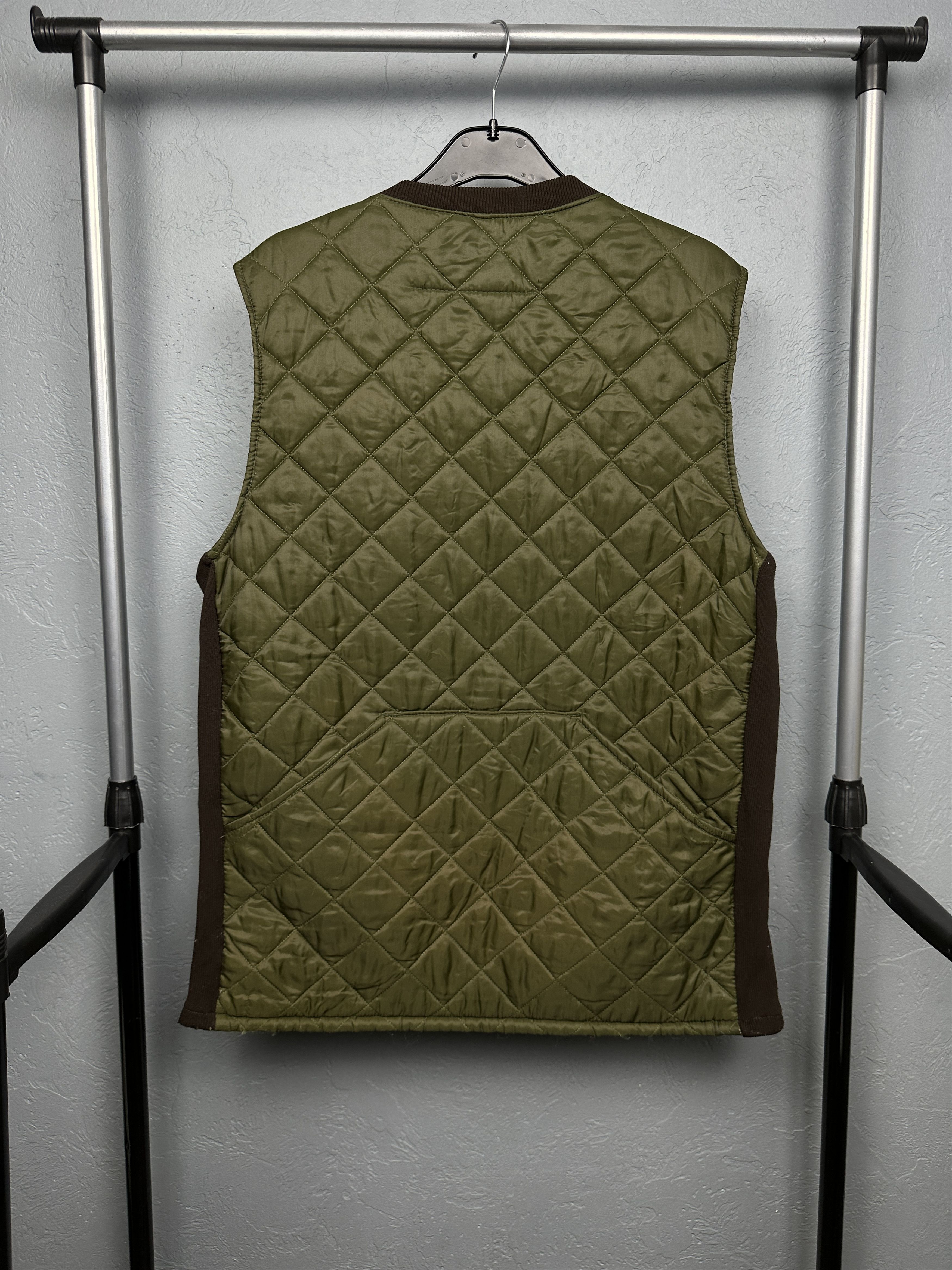 Barbour Barbour 90s Vintage Mens Quilted Hunters Vest Size US L / EU 52-54 / 3 - 8 Thumbnail