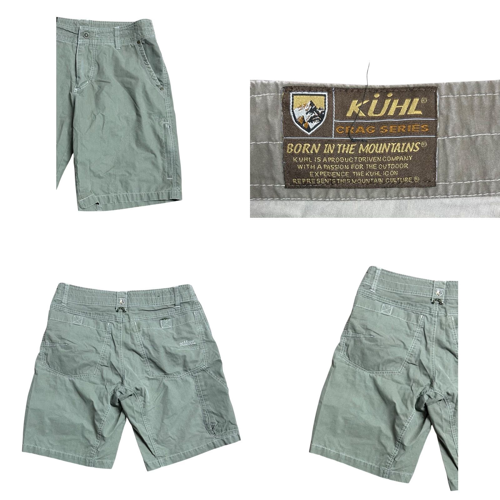 Vintage Kuhl Shorts Mens 32 Ambush Cargo Vintage Patina Dye Brown & Gray Lot Of 2 Hiking Cargo Short Mens 32 Gray Brown Outdoors 2 Pack Size US 32 / EU 48 - 10 Thumbnail