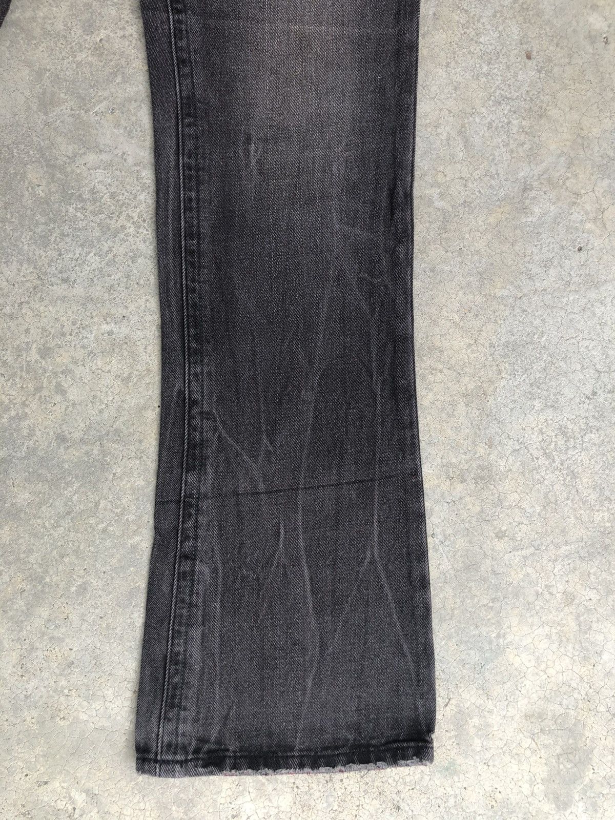 If Six Was Nine Flared Male Bootcut Jeans Distessed Denim Size US 31 - 7 Thumbnail