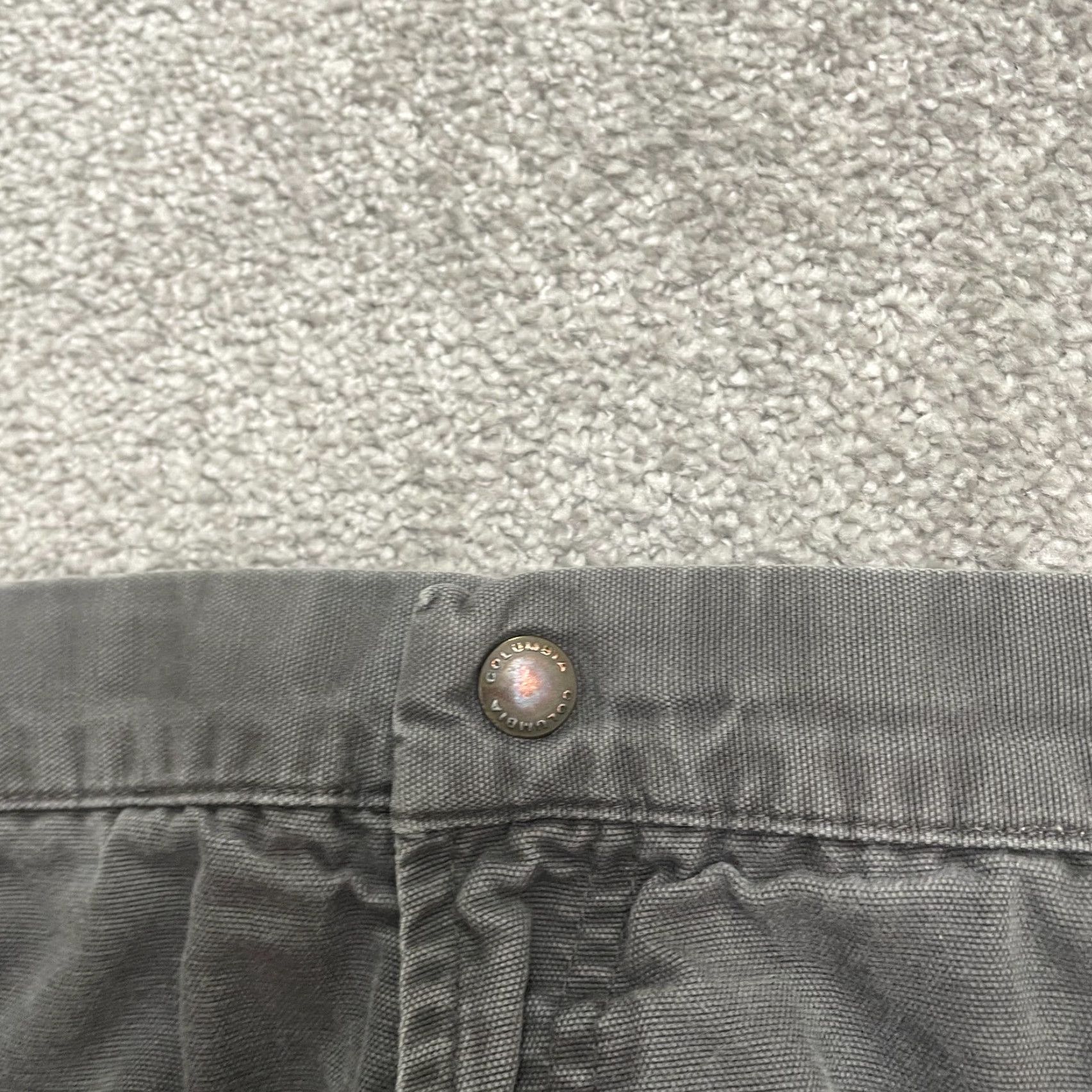 Vintage Columbia Pants Mens 40 Gray Carpenter Straight Leg Cotton Workwear Outdoor Hiking Casual Size US 40 / EU 56 - 3 Thumbnail