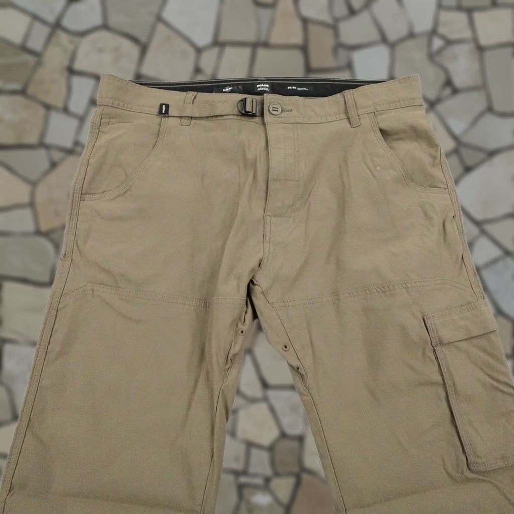 Prana Prana Pants Mens Beige 36x30 Slim Fit Stretch Zion Cargo Hiking Trail Size US 36 / EU 52 - 1 Thumbnail