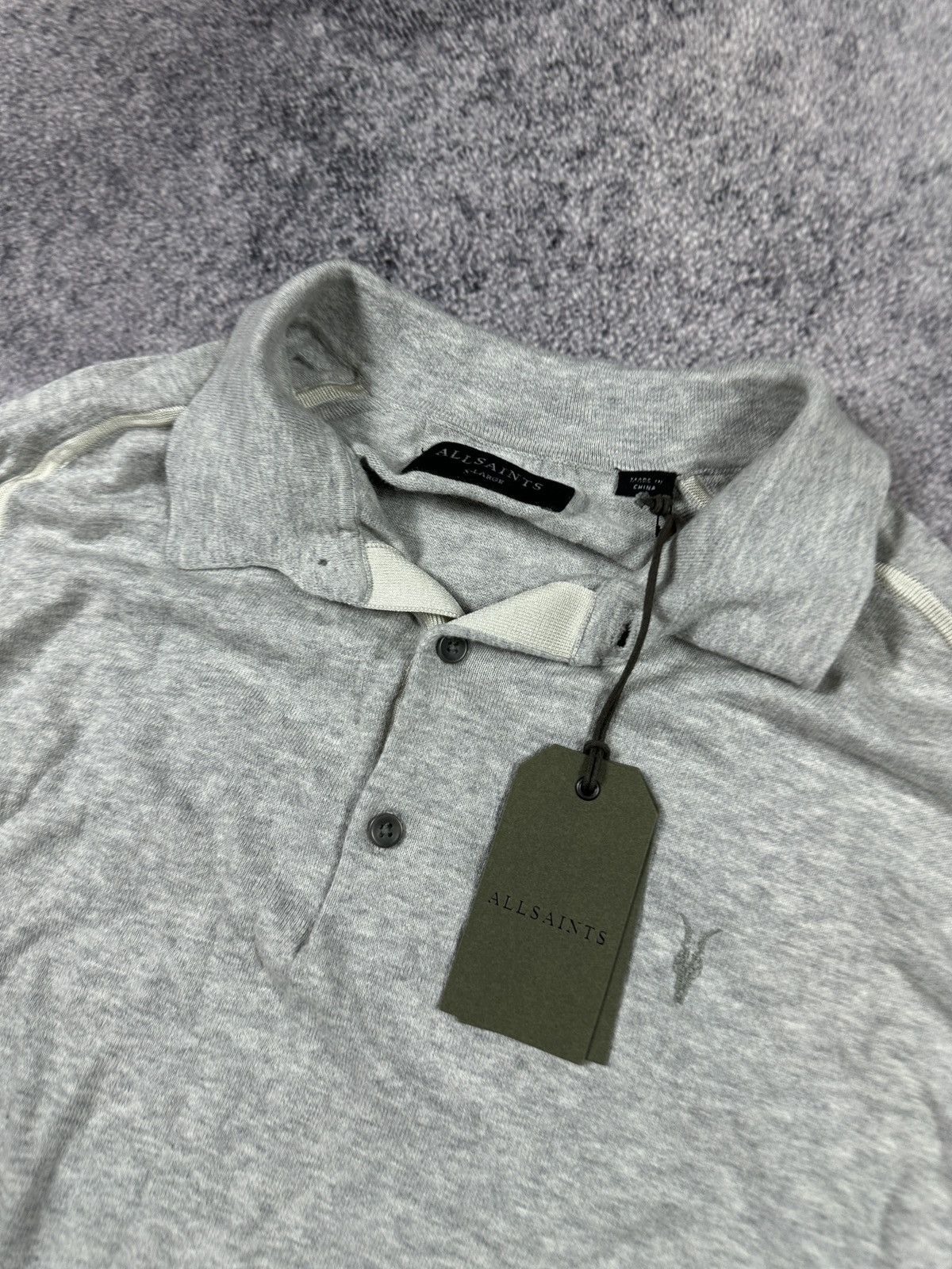 Allsaints Allsaints Long Polo Streetwear Rare Causal USA Style XL Size US XL / EU 56 / 4 - 2 Thumbnail