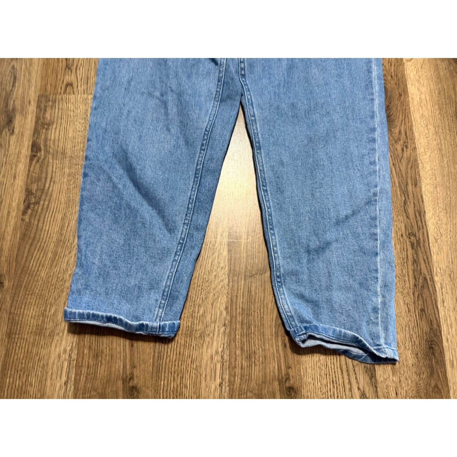 Vintage Who What Wear Jeans Women's Size 4, Blue, Denim, Tapered, Belted, High Rise, Regular Size 27" / US 4 / IT 40 - 3 Thumbnail