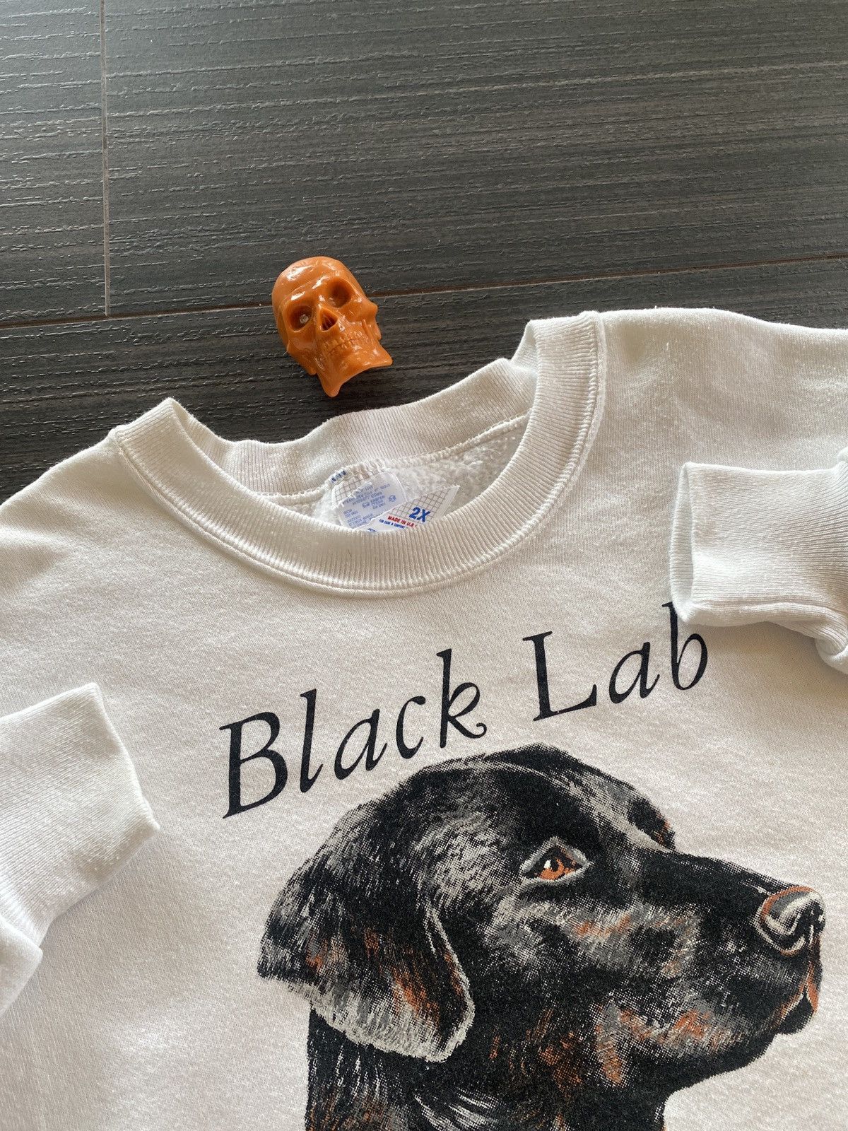 Jerzees 90s Black Lab dog art sweatshirt sz XXL Size US XXL / EU 58 / 5 - 3 Thumbnail