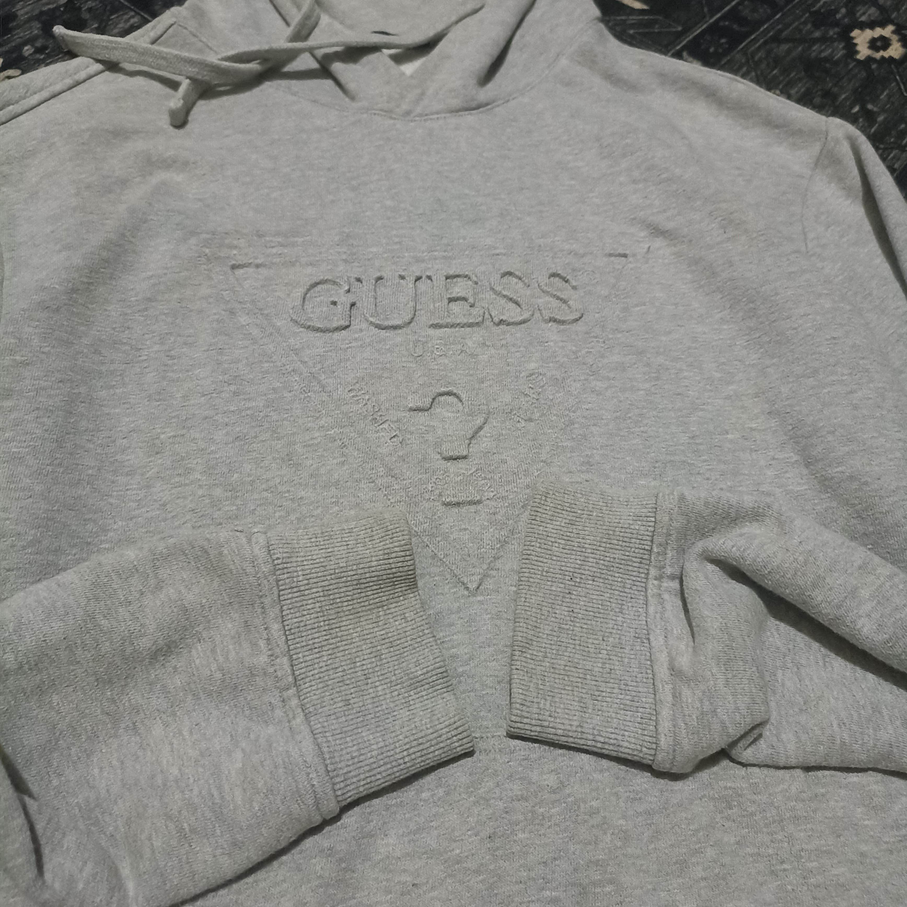 Guess Hoodie Guess 3d U.S.A Washed Size US XL / EU 56 / 4 - 5 Thumbnail