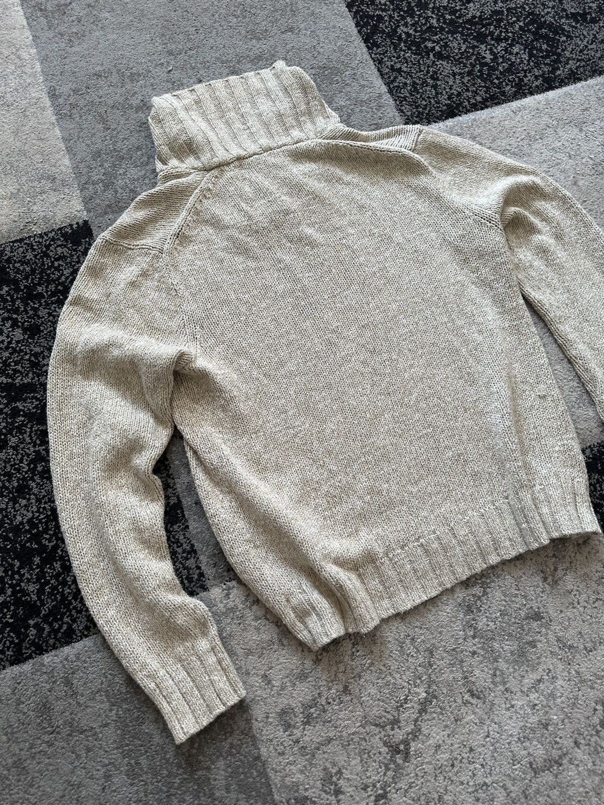 Polo Ralph Lauren Polo Ralph Lauren Vintage Hand Knit Cable Knit Turtleneck Size US XL / EU 56 / 4 - 10 Thumbnail