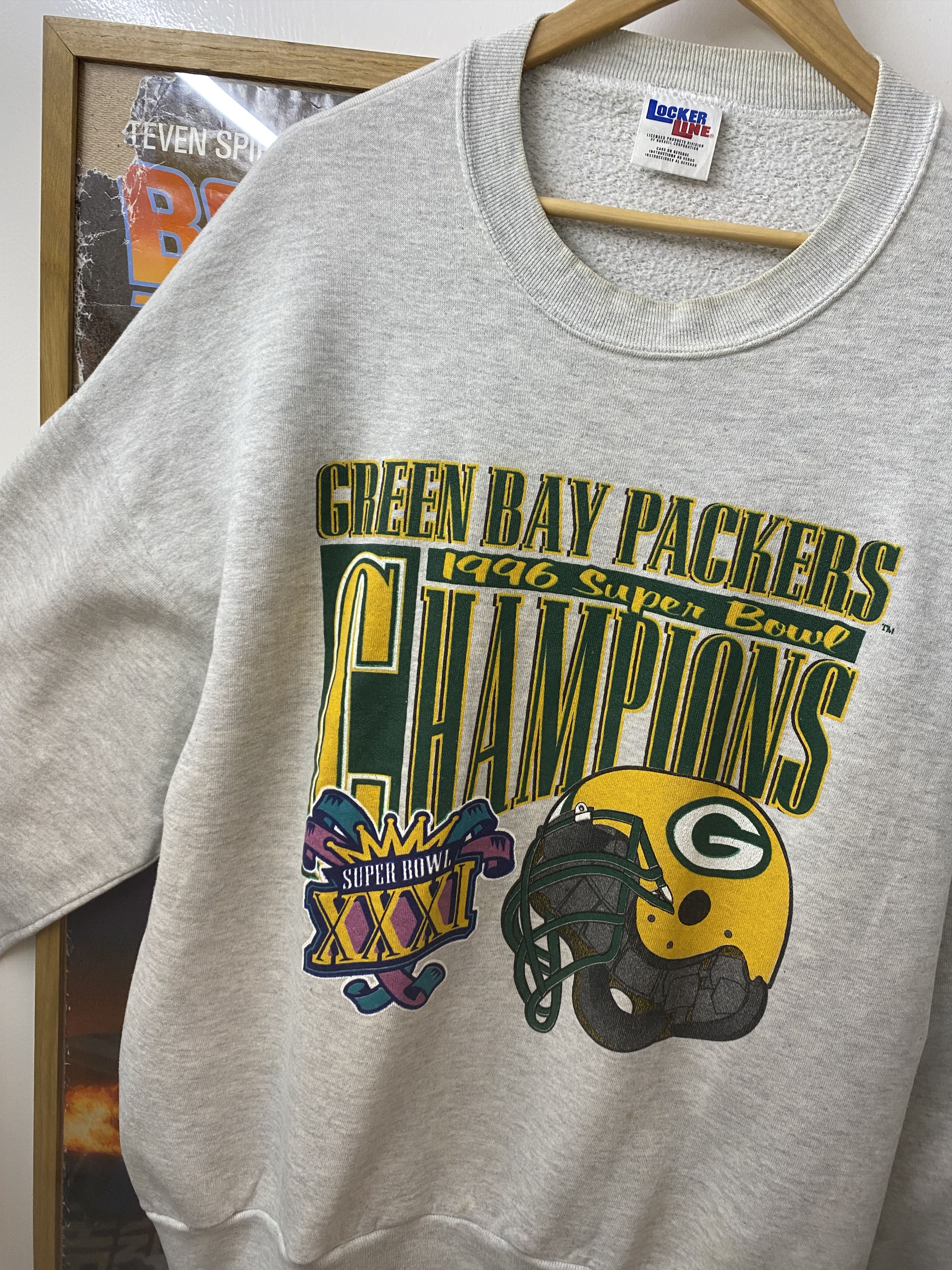 Russell Athletic 1996 NFL Green Bay Packers Super Bowl Champions Jumper Size US XXL / EU 58 / 5 - 5 Thumbnail