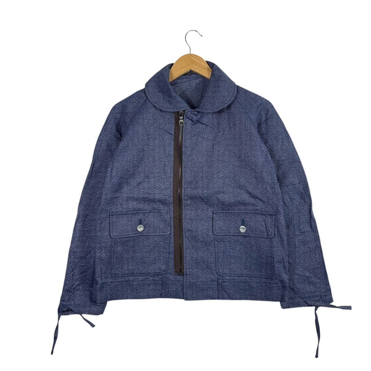 Vintage KEMPEL Denim Zip Jacket (Made in Japan) Size US L / EU 52-54 / 3 - 1 Thumbnail