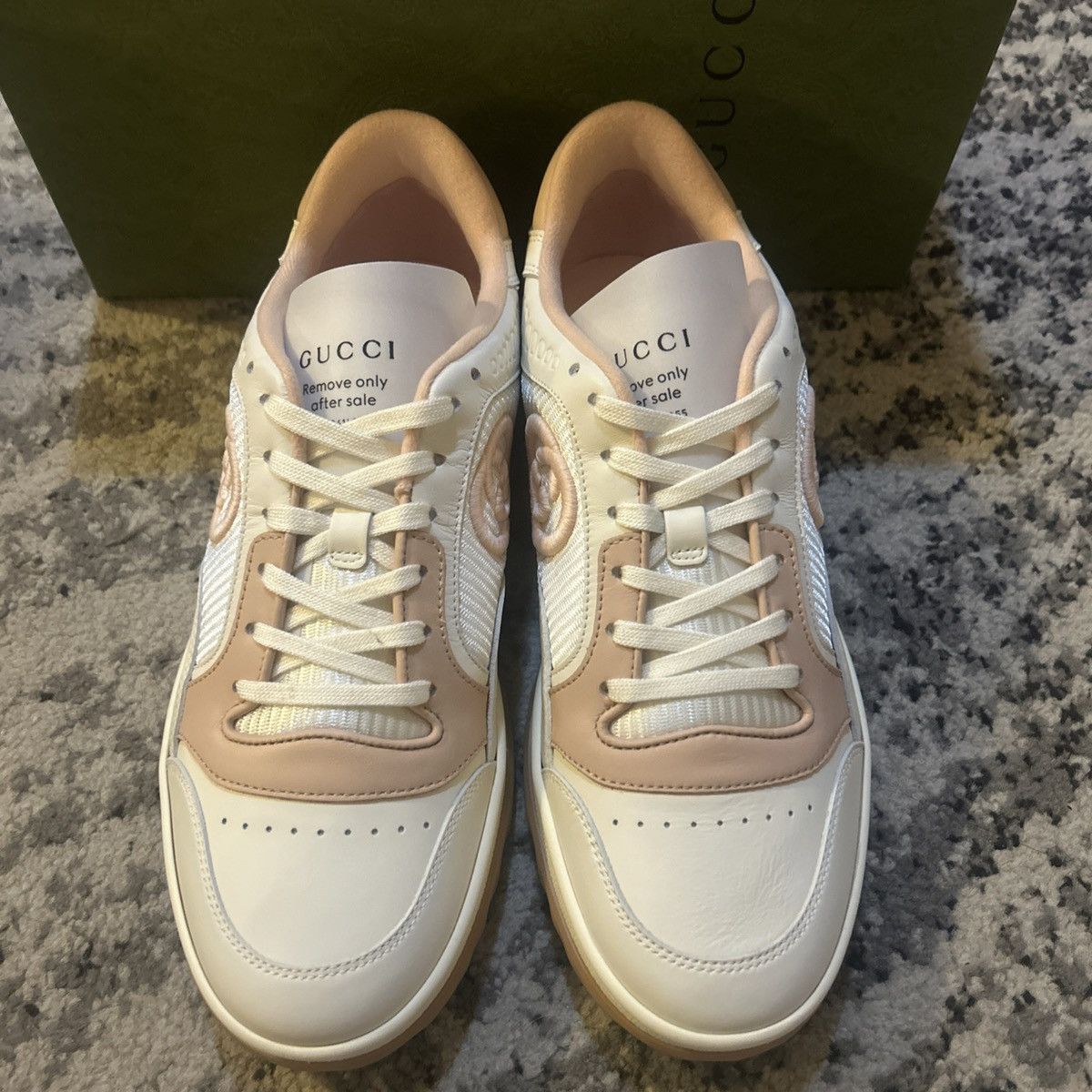 Gucci Gucci MAC80 Low Top Leather Skateboard Sneakers Size US 9 / IT 39 - 4 Thumbnail