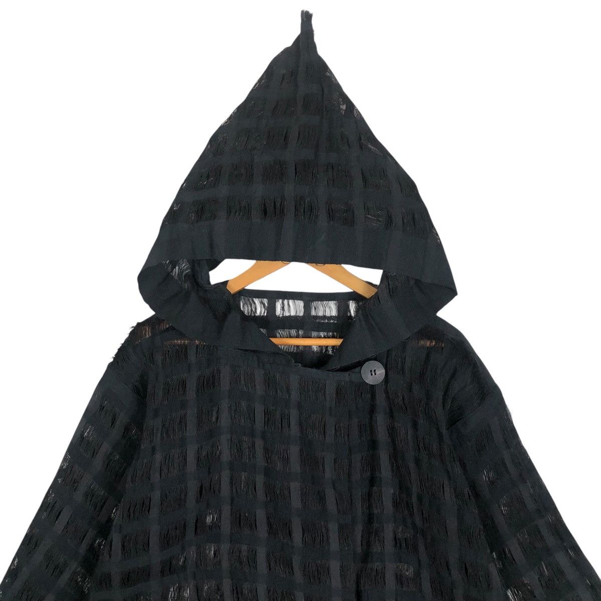 Issey Miyake Vintage Issey Miyake Permanente S/S 1995 Wool Mesh Jacket Size US L / EU 52-54 / 3 - 5 Thumbnail