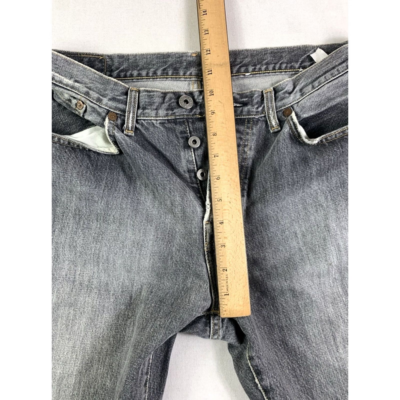 Replay VINTAGE Replay Jeans Mens 34 Gray vtg Blue Size W34 L32 Made Italy fits 33x32 y2K Size US 34 / EU 50 - 6 Thumbnail