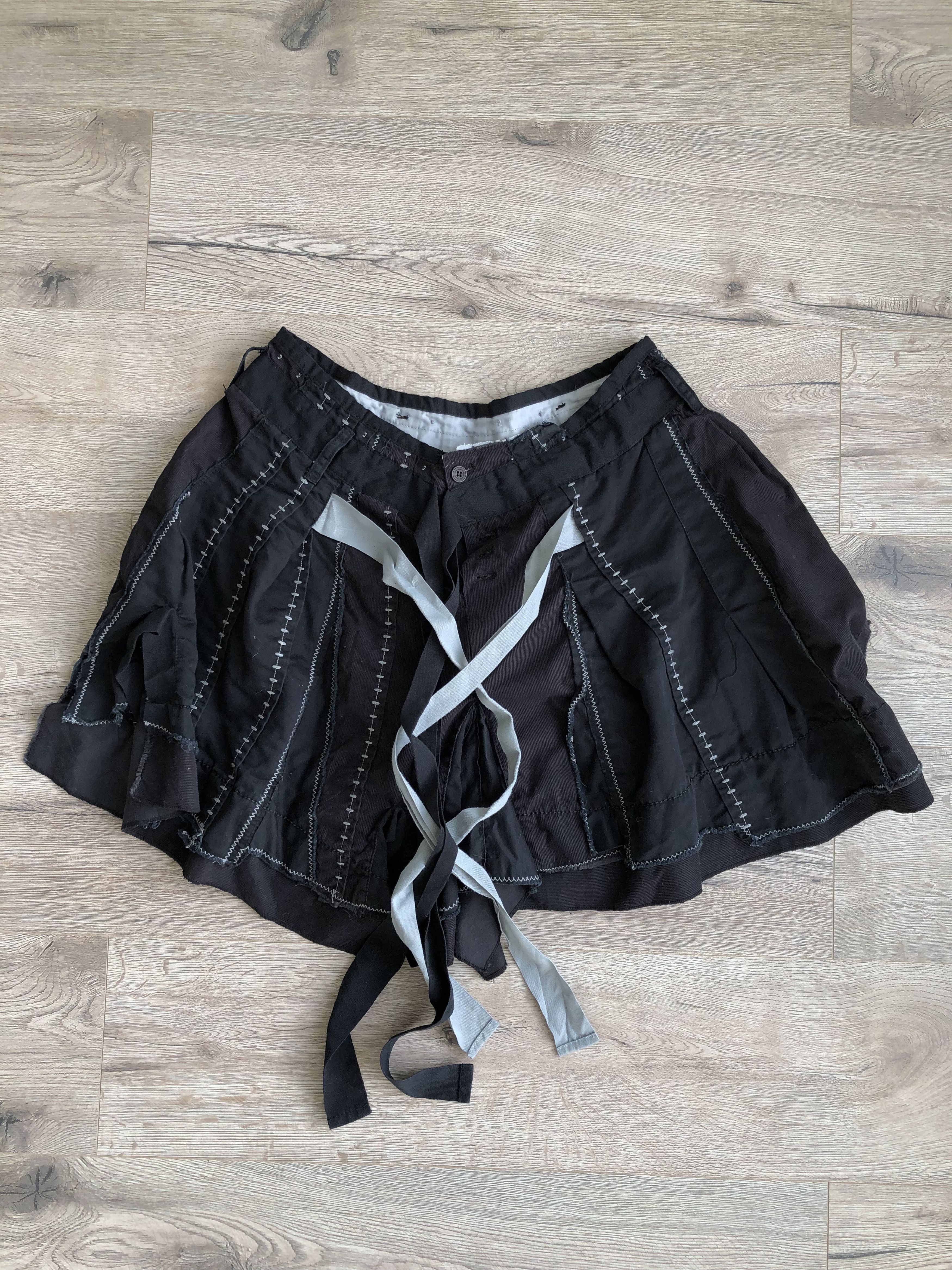 Marithé + François Girbaud Avant Garde 2000s Layered Skirt