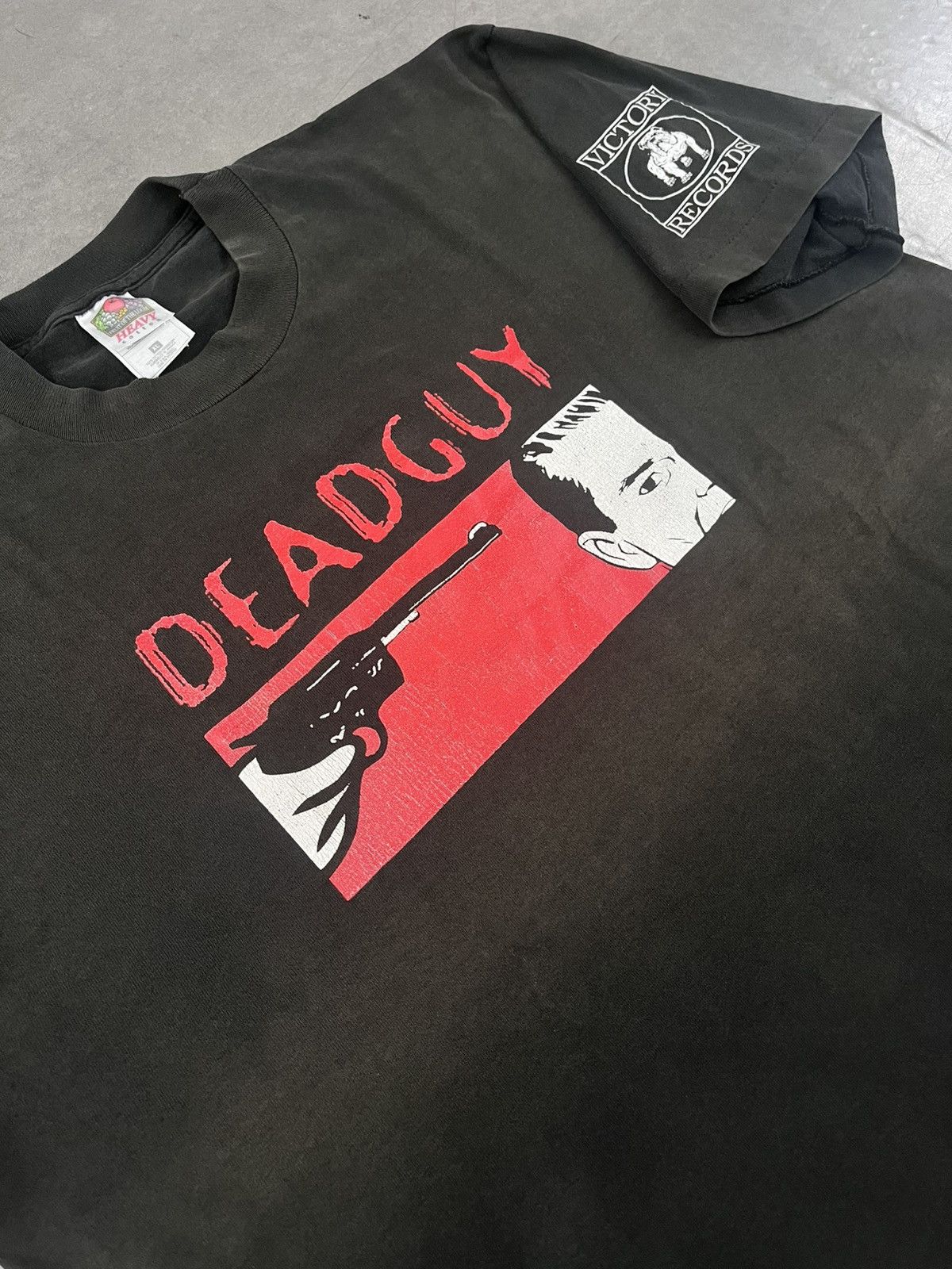 Band Tees Vtg 90’s 🔥RARE🔥 DEADGUY Victory Records T shirt Size US XL / EU 56 / 4 - 3 Thumbnail