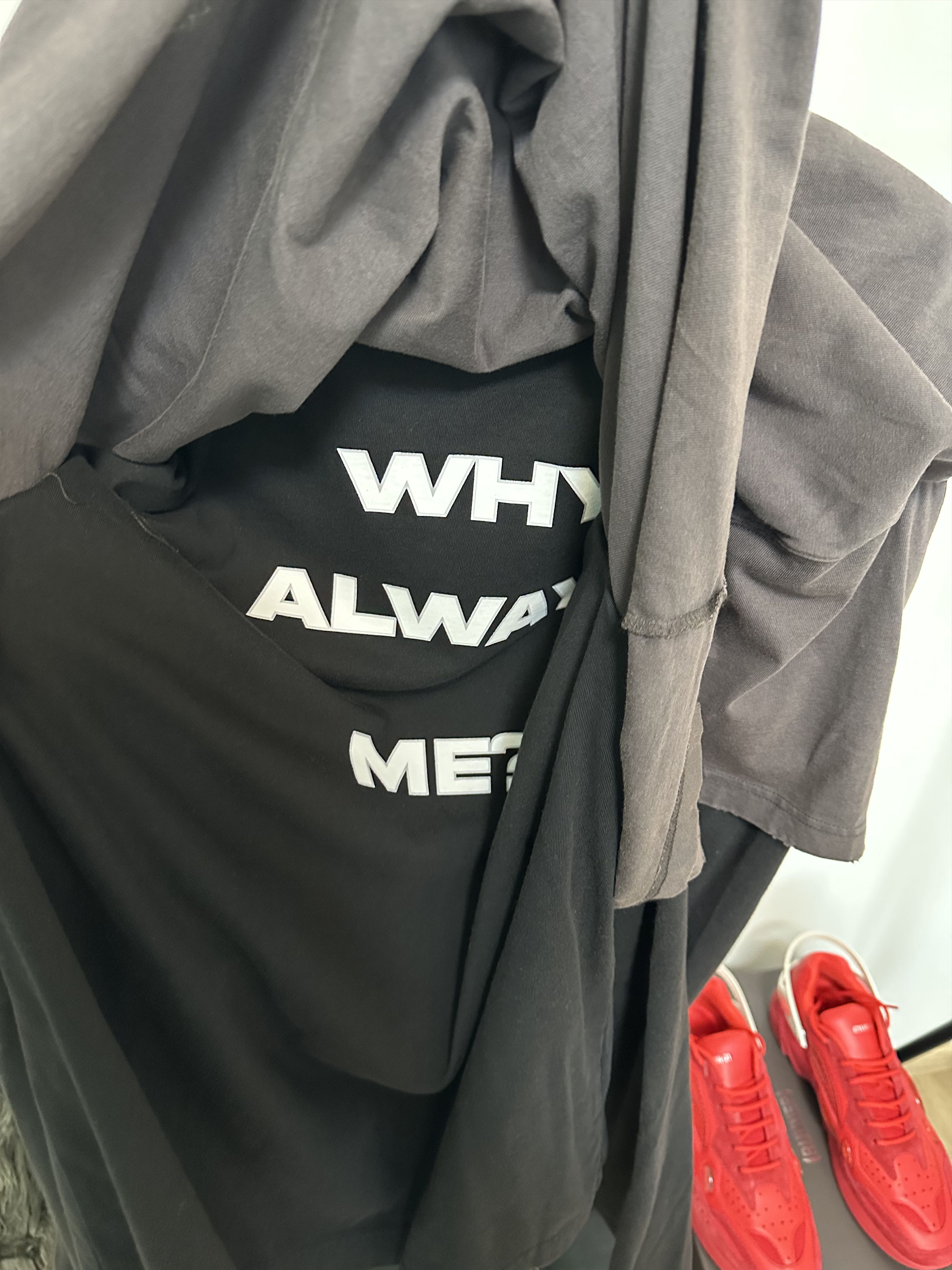 PROJECT G/R Project G/R Double Layered Longsleeve "Why Always Me" Size 2 Size US M / EU 48-50 / 2 - 5 Thumbnail