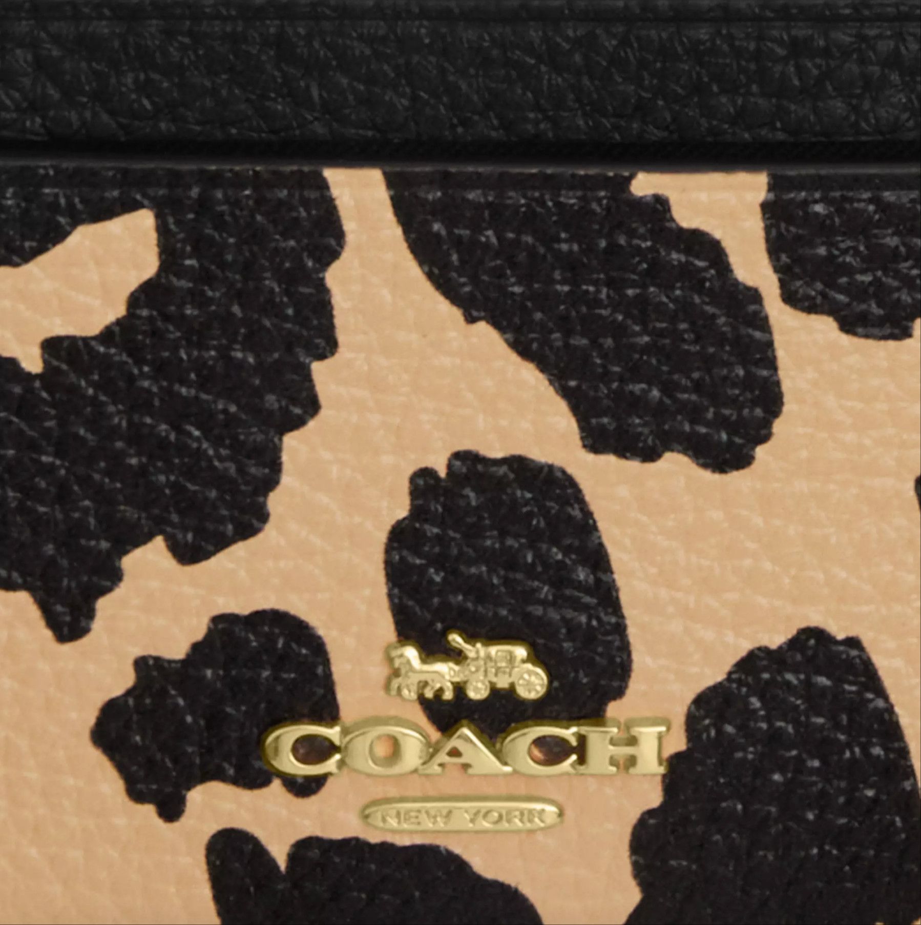 Coach Mini Skinny Id Case With Leopard Print CBL75 Size ONE SIZE - 5 Thumbnail