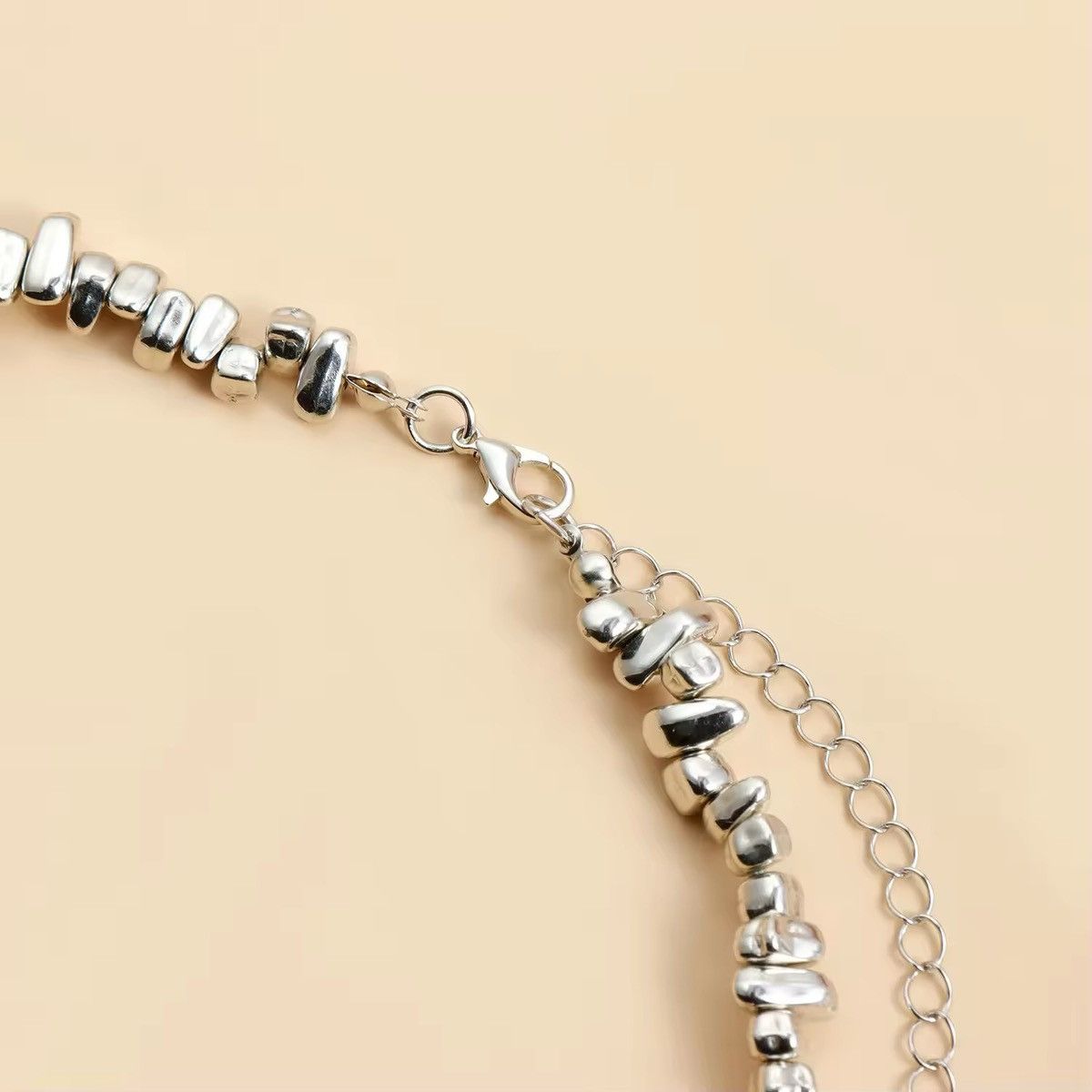Jewelry Love Fringe Pendant Irregular Beaded Necklace Size ONE SIZE - 2 Thumbnail