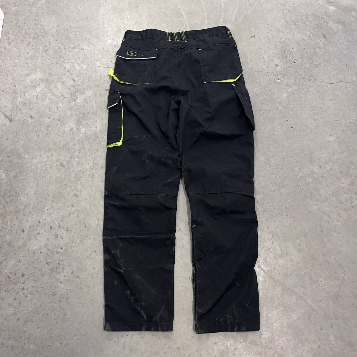 Tripp NYC × Vintage CRAZY Y2K Motor Cross RAVE style Party Pants Baggy Neon 36 Size US 36 / EU 52 - 4 Thumbnail