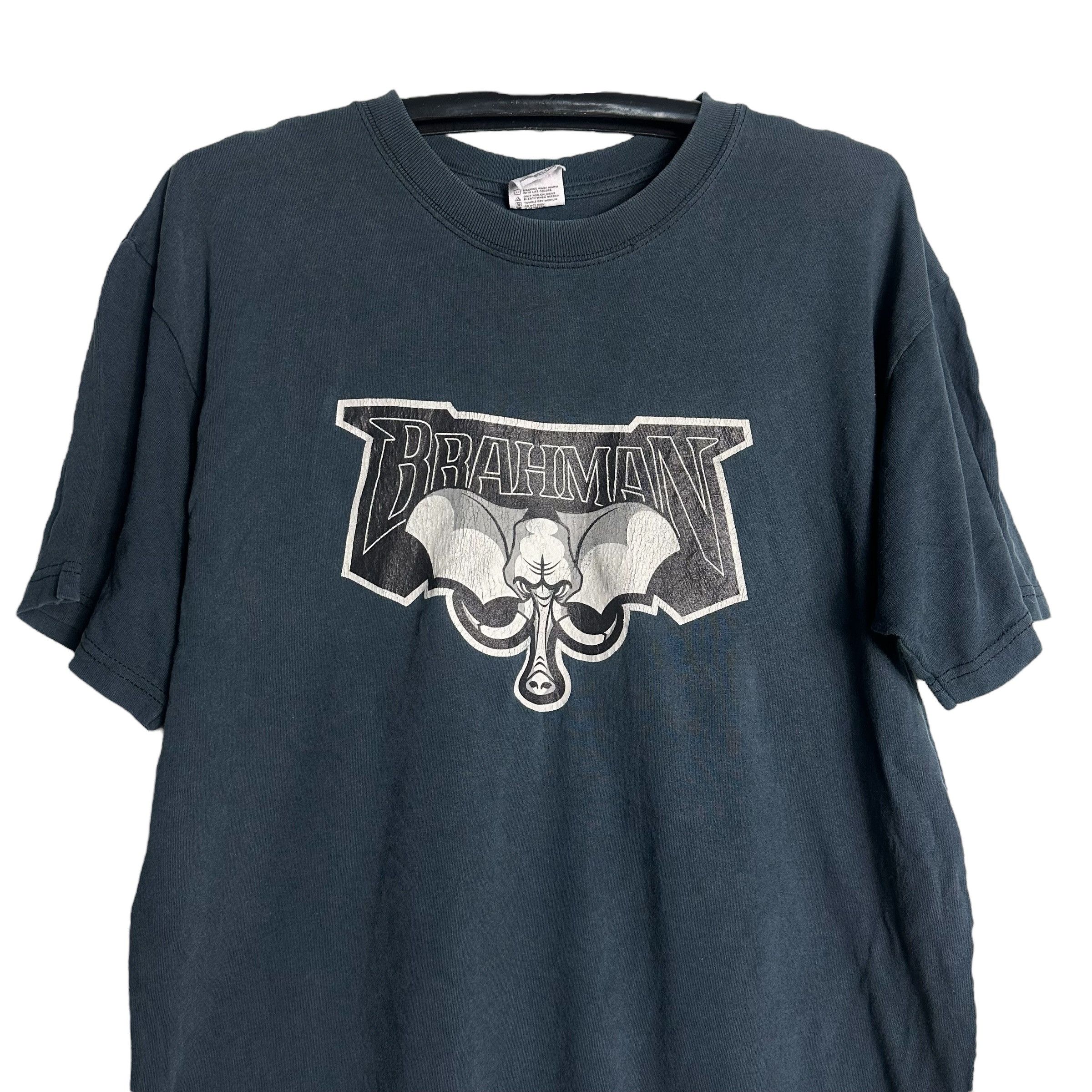 Band Tees 🔥RARE🔥Vintage 90s Brahman Punk Band T-shirt Size US L / EU 52-54 / 3 - 2 Thumbnail