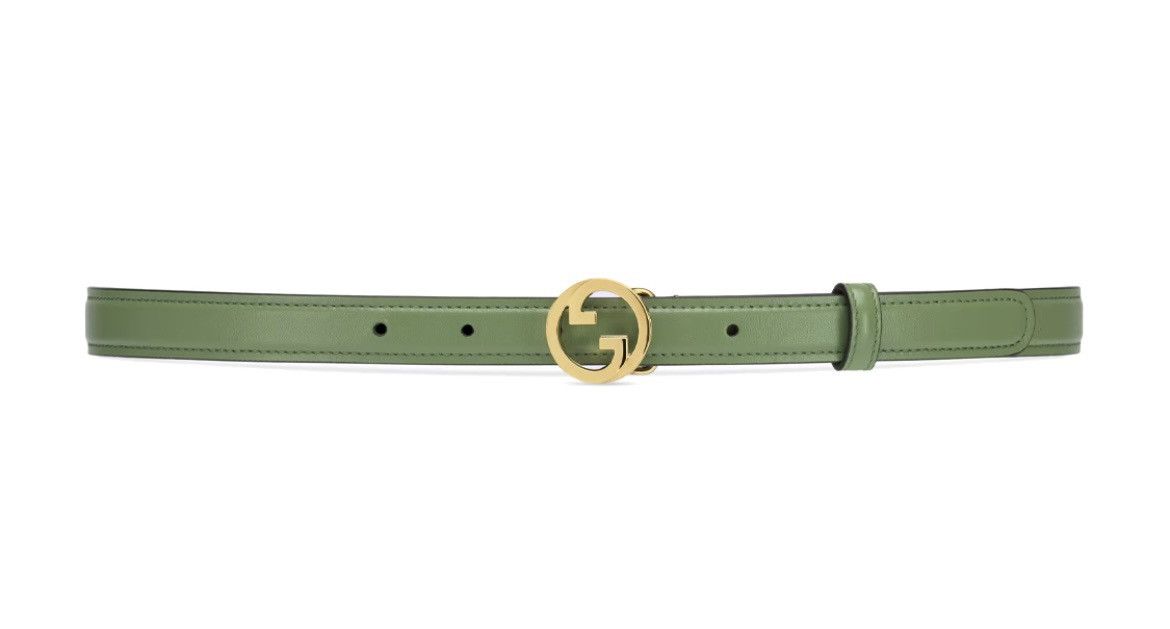 Gucci Gucci Blondie Leather Belt 723073 size 100 Size ONE SIZE - 1 Thumbnail