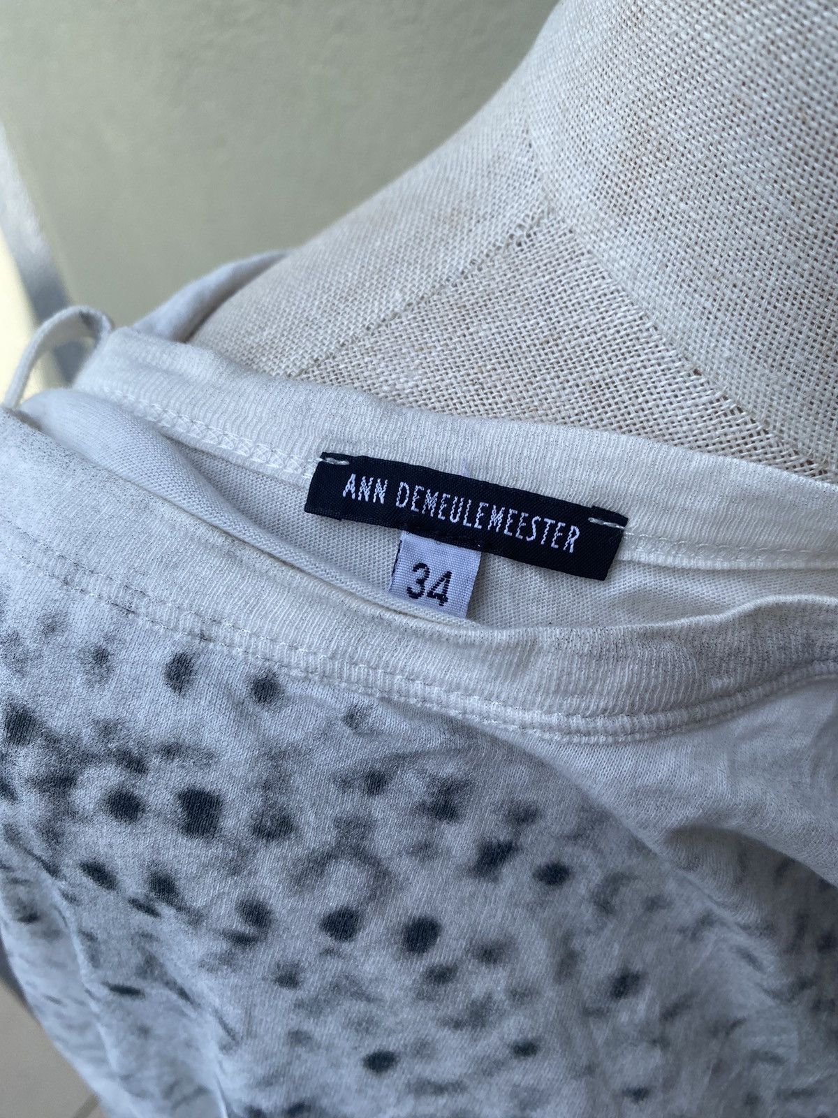 Ann Demeulemeester overprinted low Size XXS / US 00 / IT 34 - 7 Thumbnail