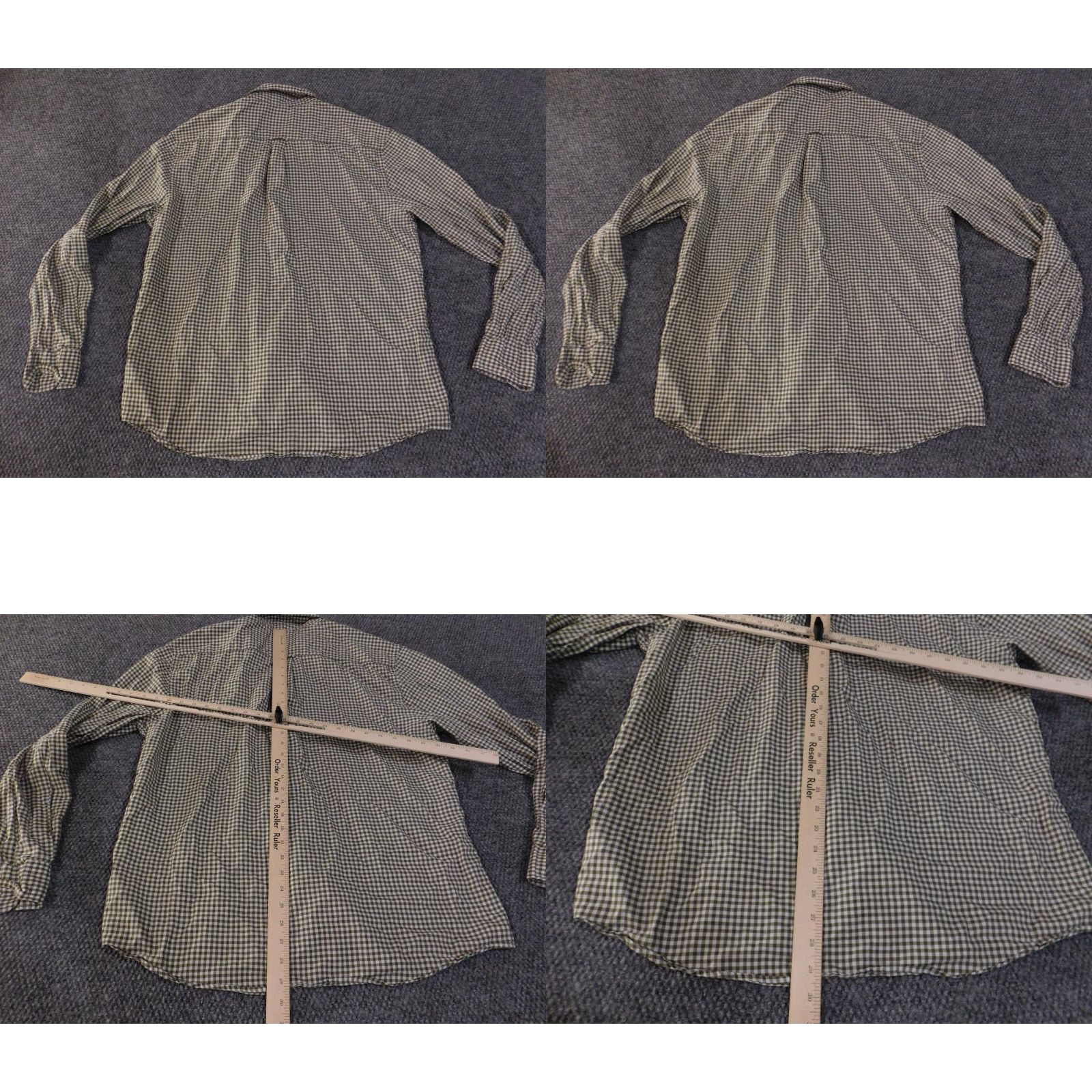 Rodd & Gunn Rodd & Gunn Shirt Mens 2XL Green Gingham Button-Down Italian Fabric Long Sleeve Size US XXL / EU 58 / 5 - 9 Thumbnail