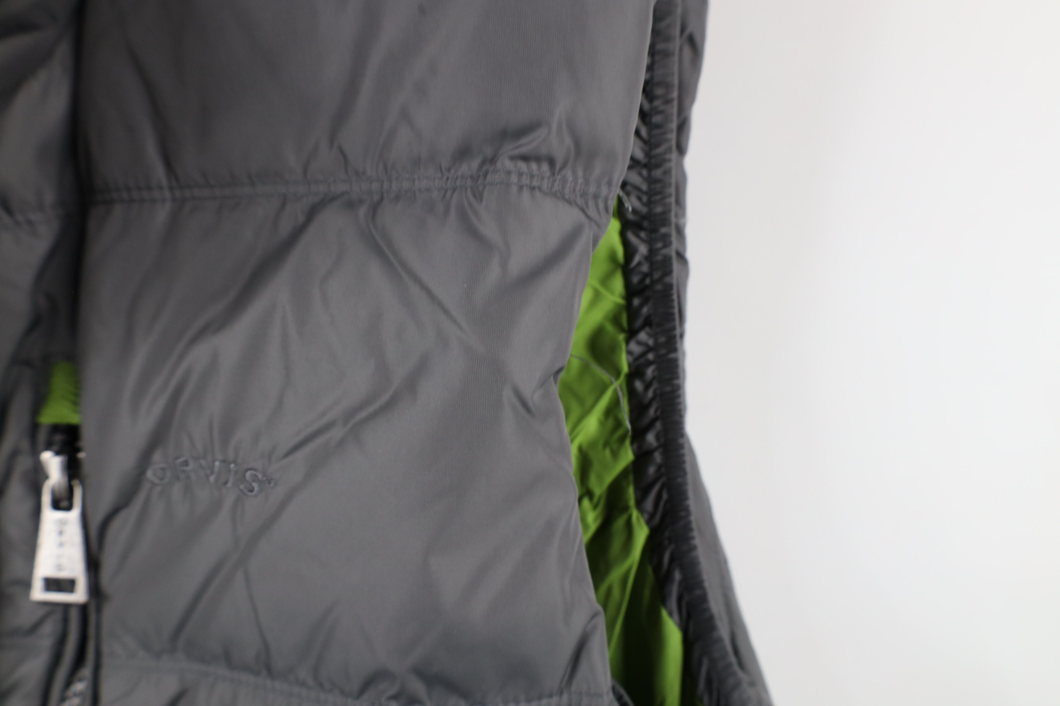 Orvis × Vintage Orvis Spell Out Duck Down Insulated Puffer Vest Jacket Gray Size US M / EU 48-50 / 2 - 5 Thumbnail