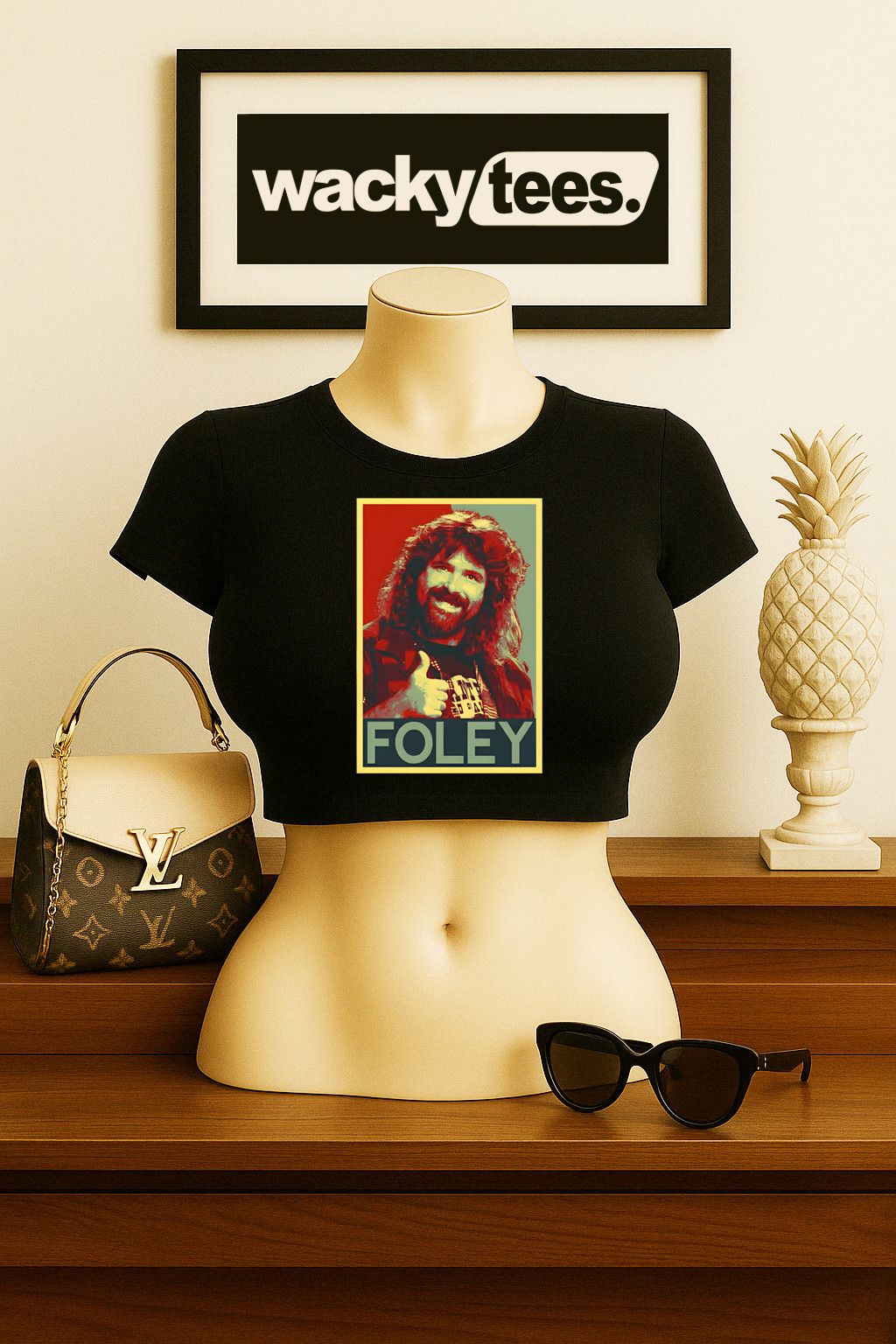 Other Foley Wrestling Mick Hall of Famer Socko Graphic Tee Shirt Size US L / EU 52-54 / 3 - 6 Thumbnail