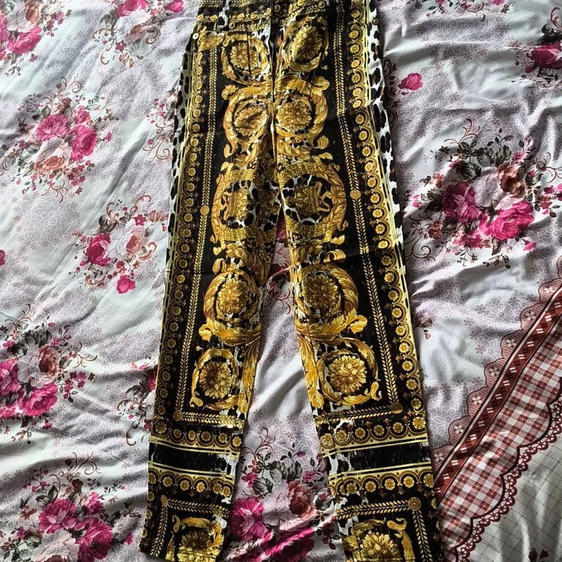 Versace Versace Leopard print jeans Size US 27 - 6 Thumbnail