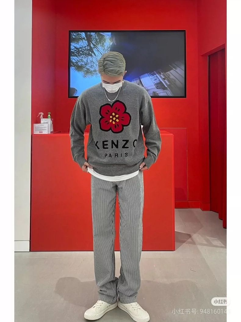 Kenzo KENZO X Nigo co-branded with crabapple knitwear Size L / US 10 / IT 46 - 7 Thumbnail