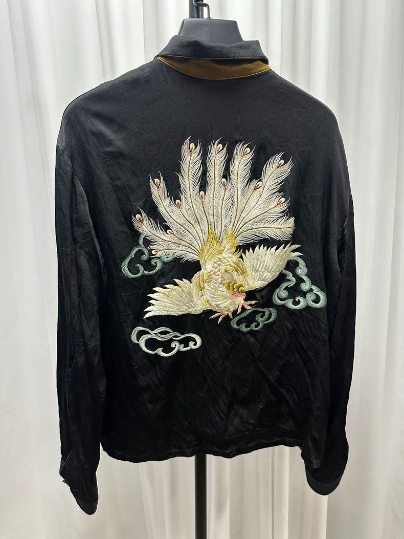 Y's for Men Y's For Men size os 80s Mount Fuji Phoenix Silk Jacket Size US M / EU 48-50 / 2 - 3 Thumbnail