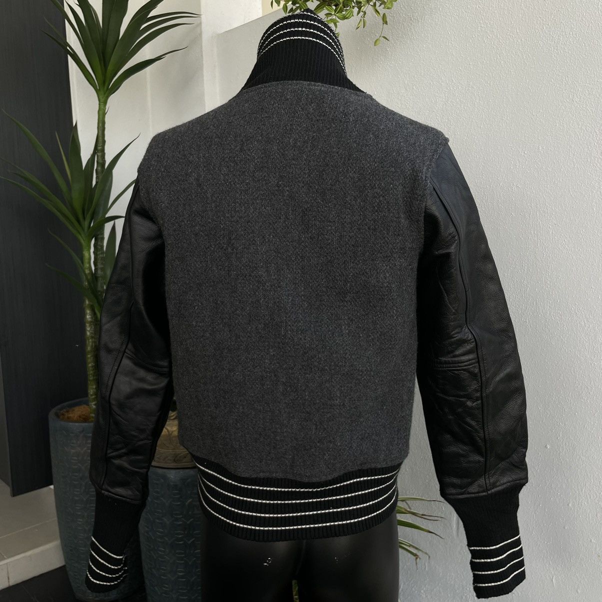 Vintage Houston.Co Varcity Jacket Leather Arm Size US M / EU 48-50 / 2 - 4 Thumbnail